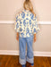 China Blue Top - Tucker Brown