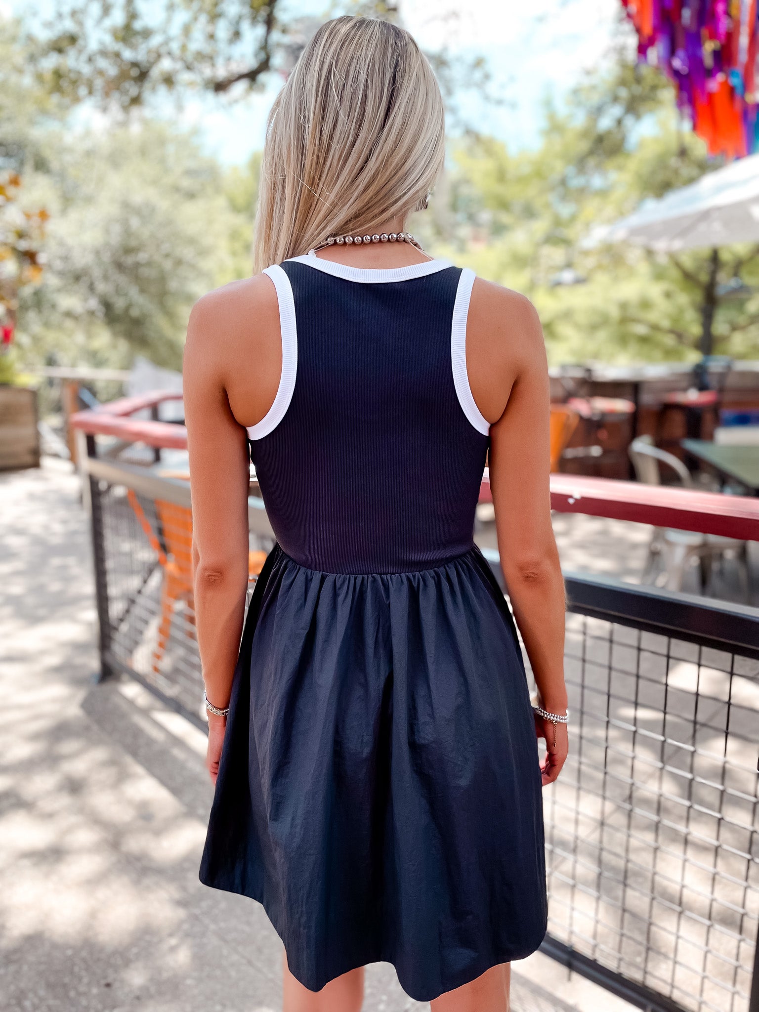 Tottenham Dress - Black/White