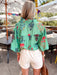 Oriental Garden Top - Green - Tucker Brown