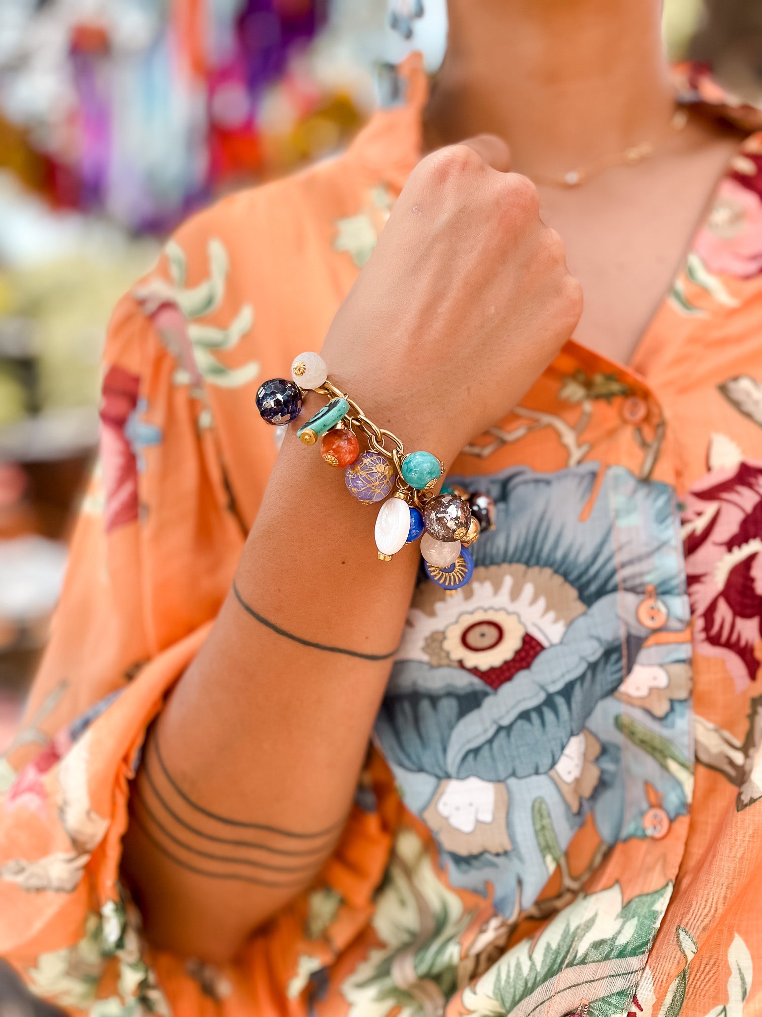 Ammonite Charm Bracelet