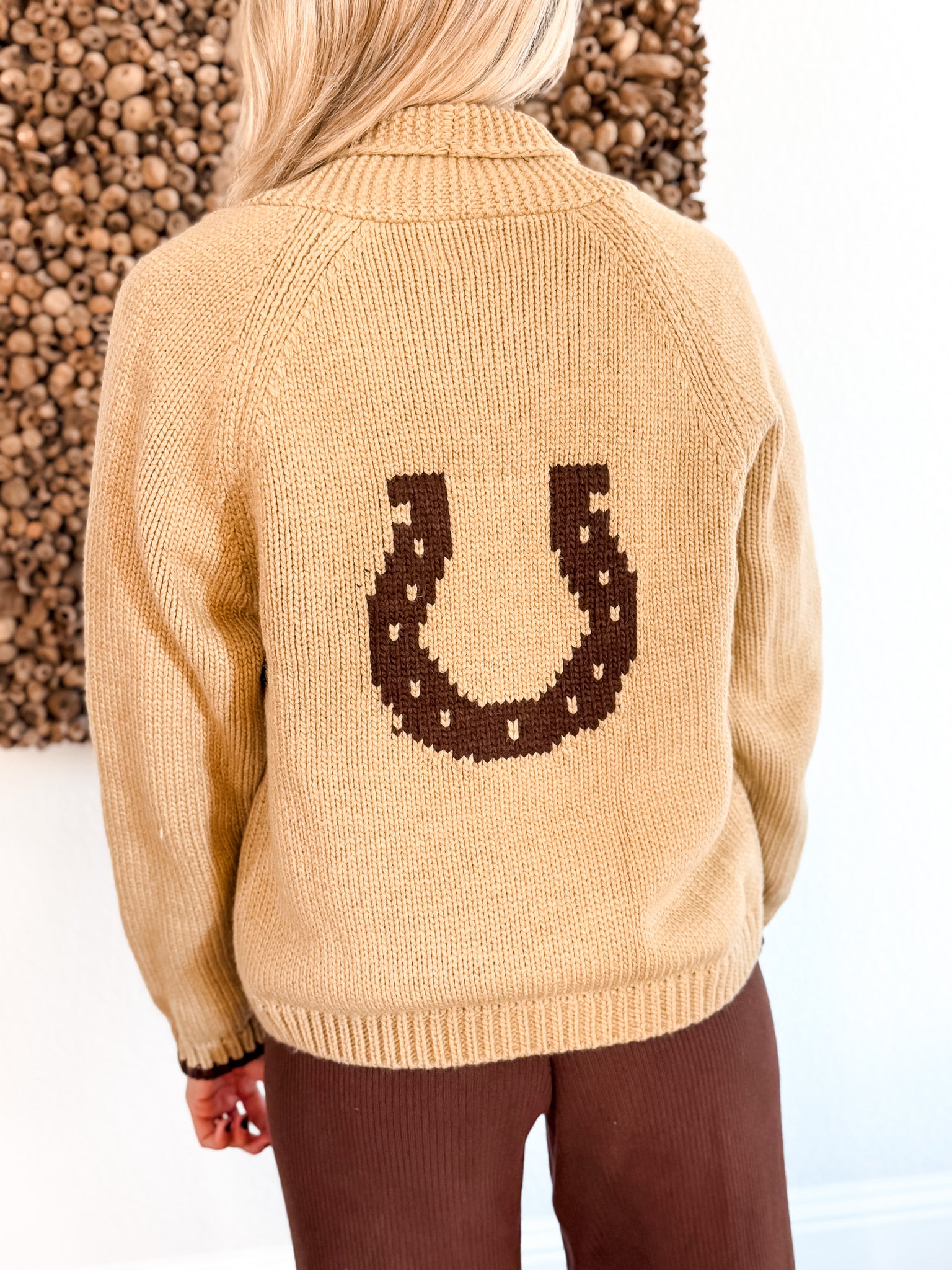 Varsity Chunky Horseshoe Cardigan