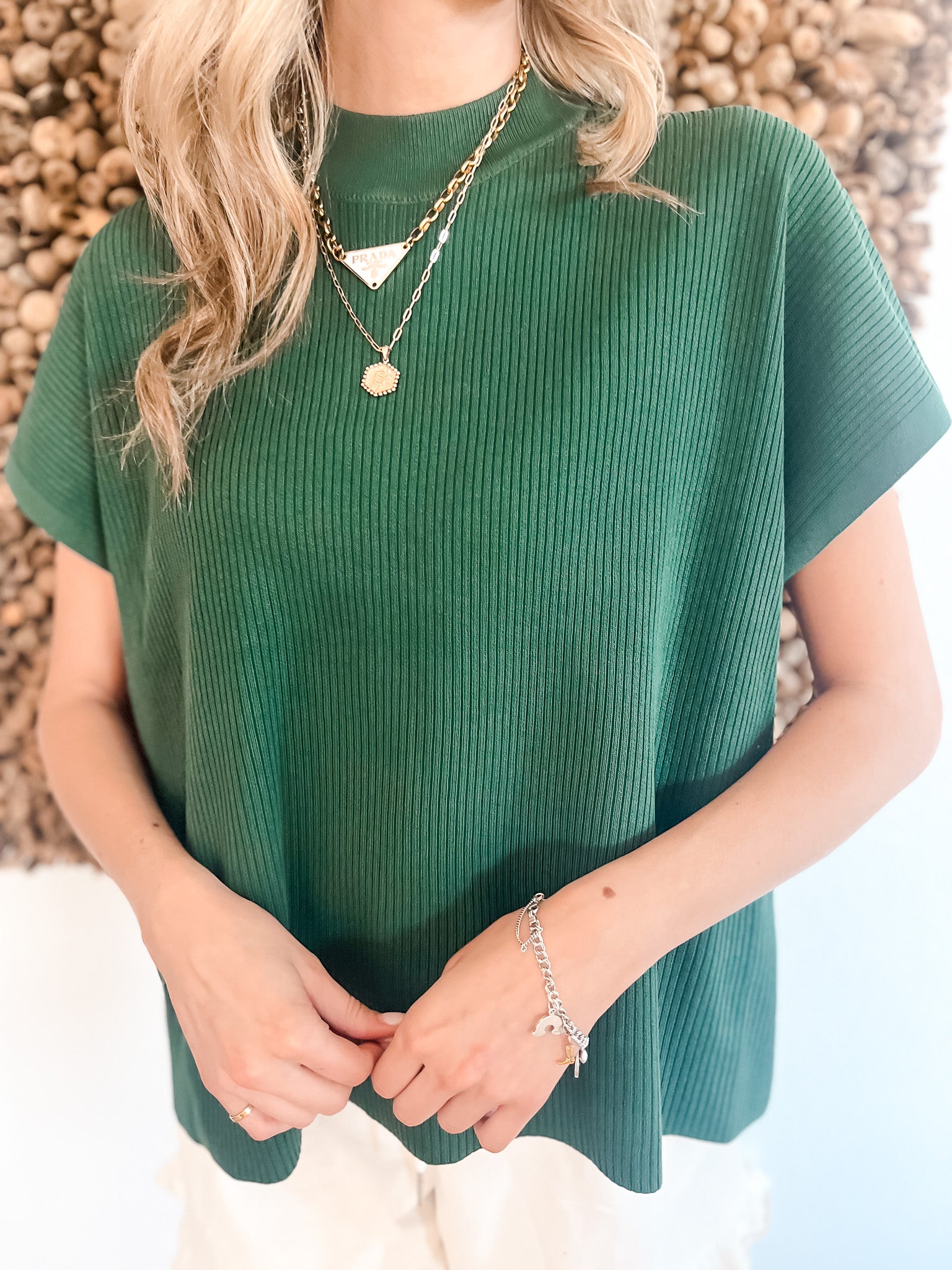 Square It Up Sweater - Green