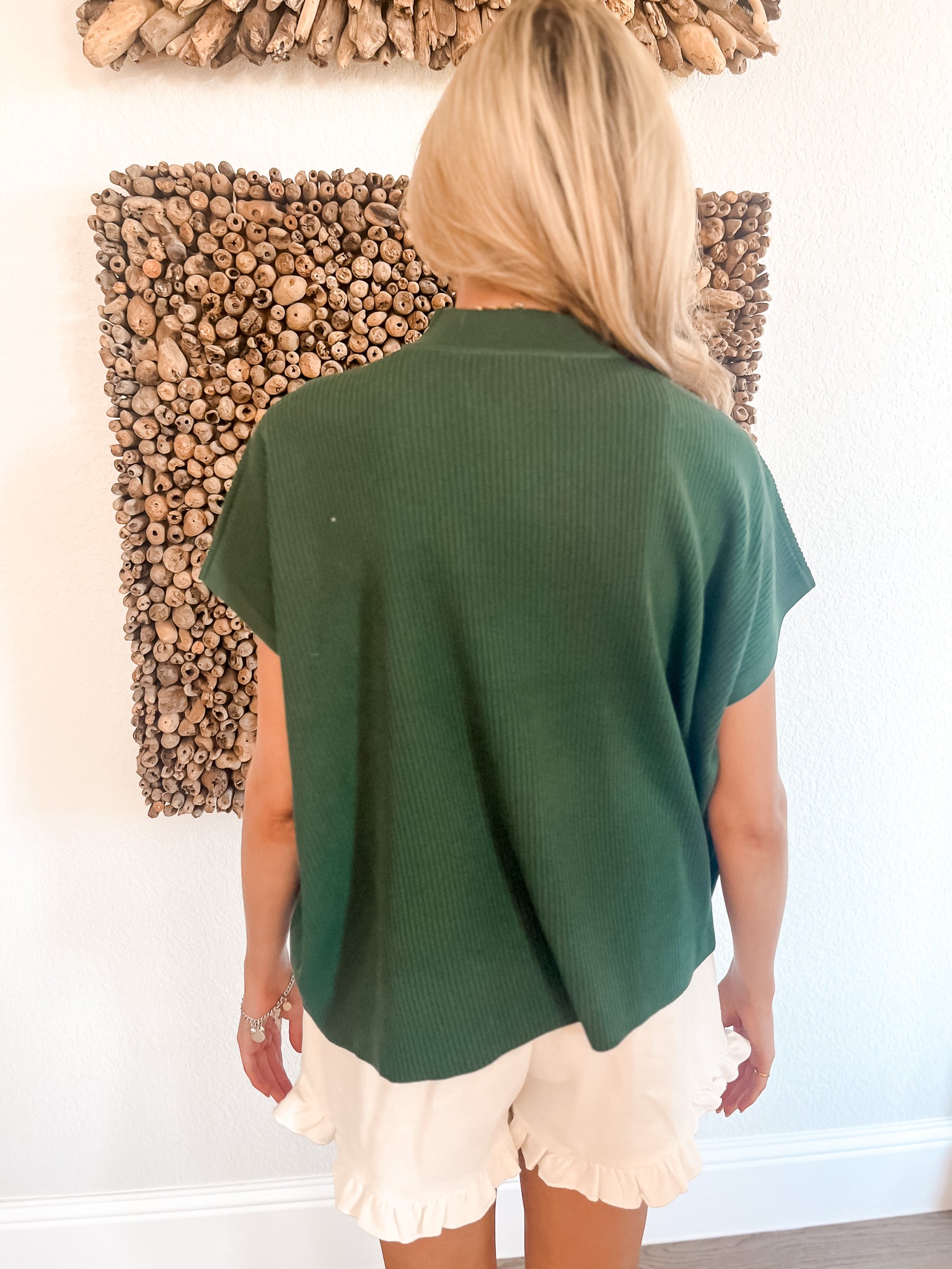 Square It Up Sweater - Green