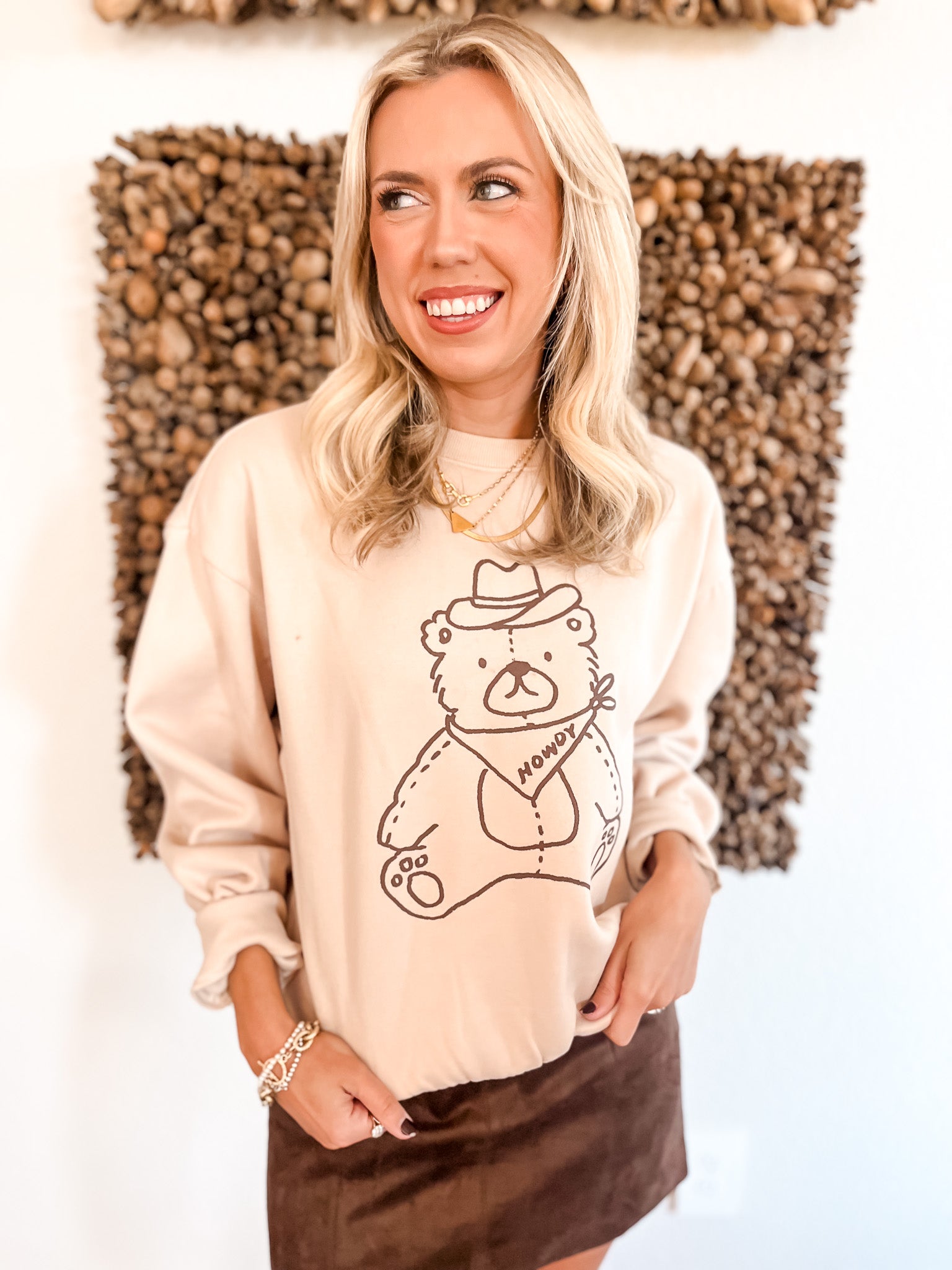 Cowboy Teddy Sweatshirt