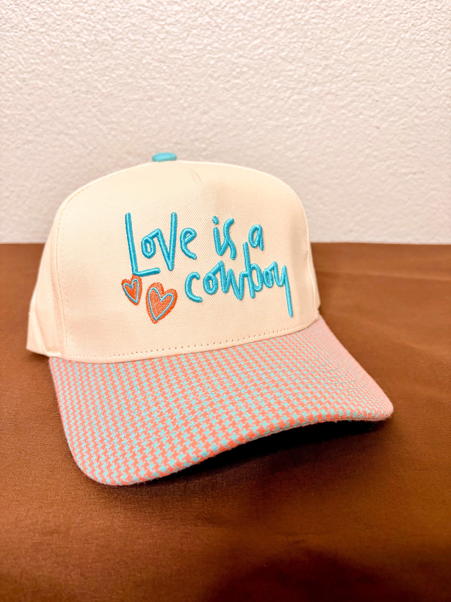 Love Is A Cowboy Canvas Cap
