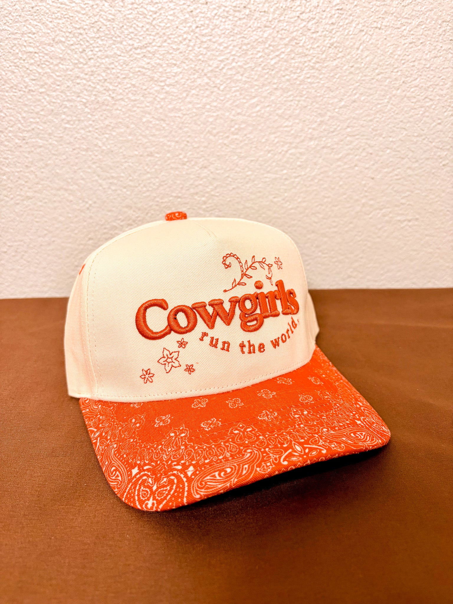 Cowgirls Run The World Canvas Cap
