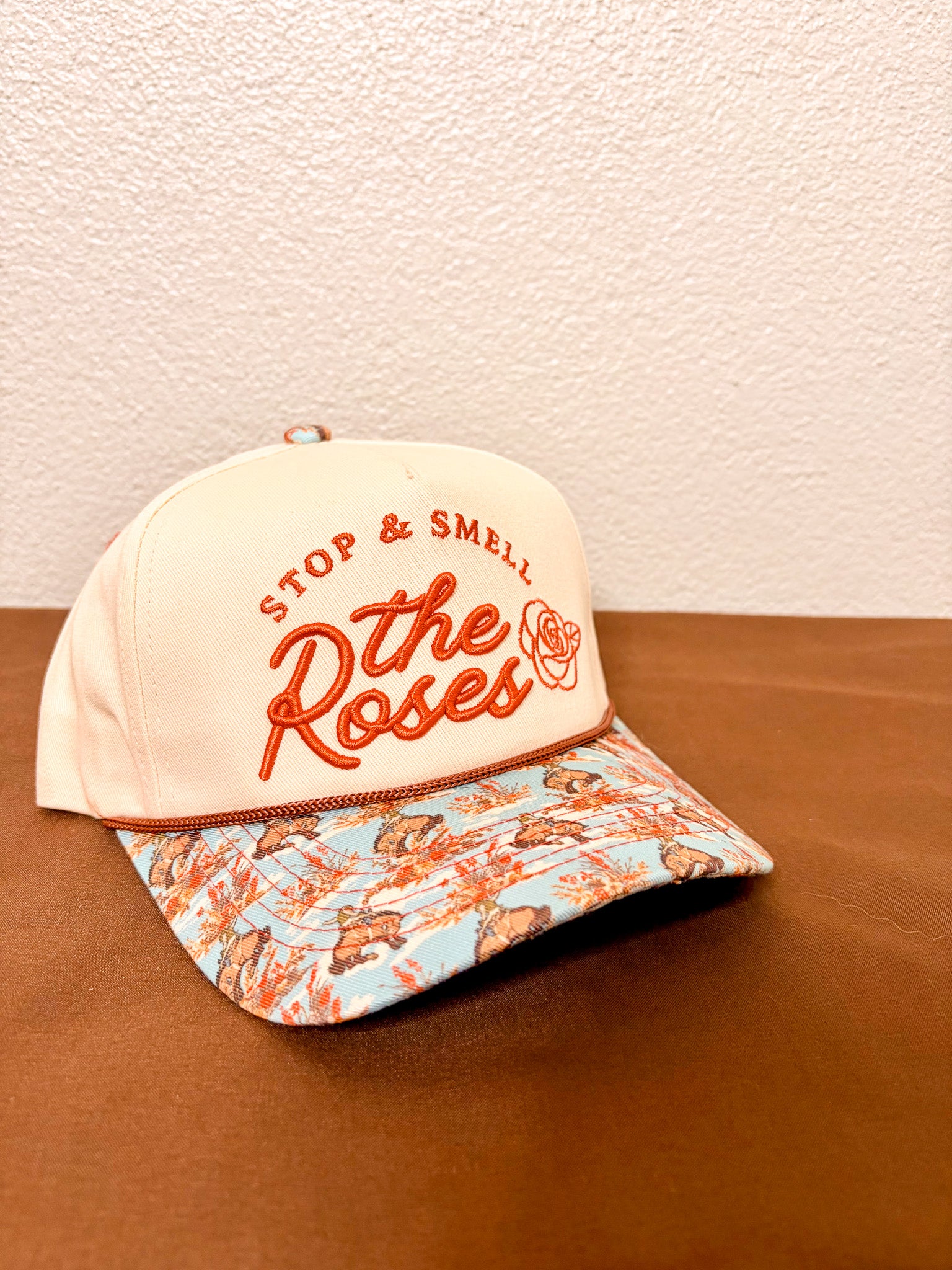 Smell The Roses Canvas Cap