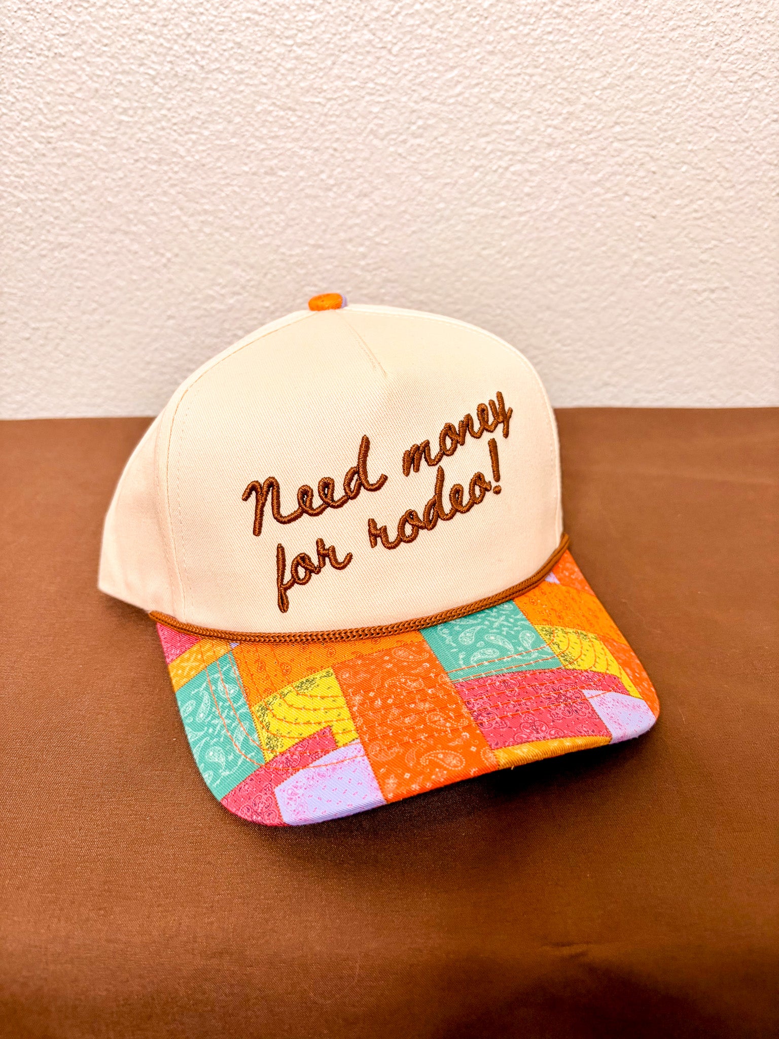 Need Money For Rodeo Canvas Cap