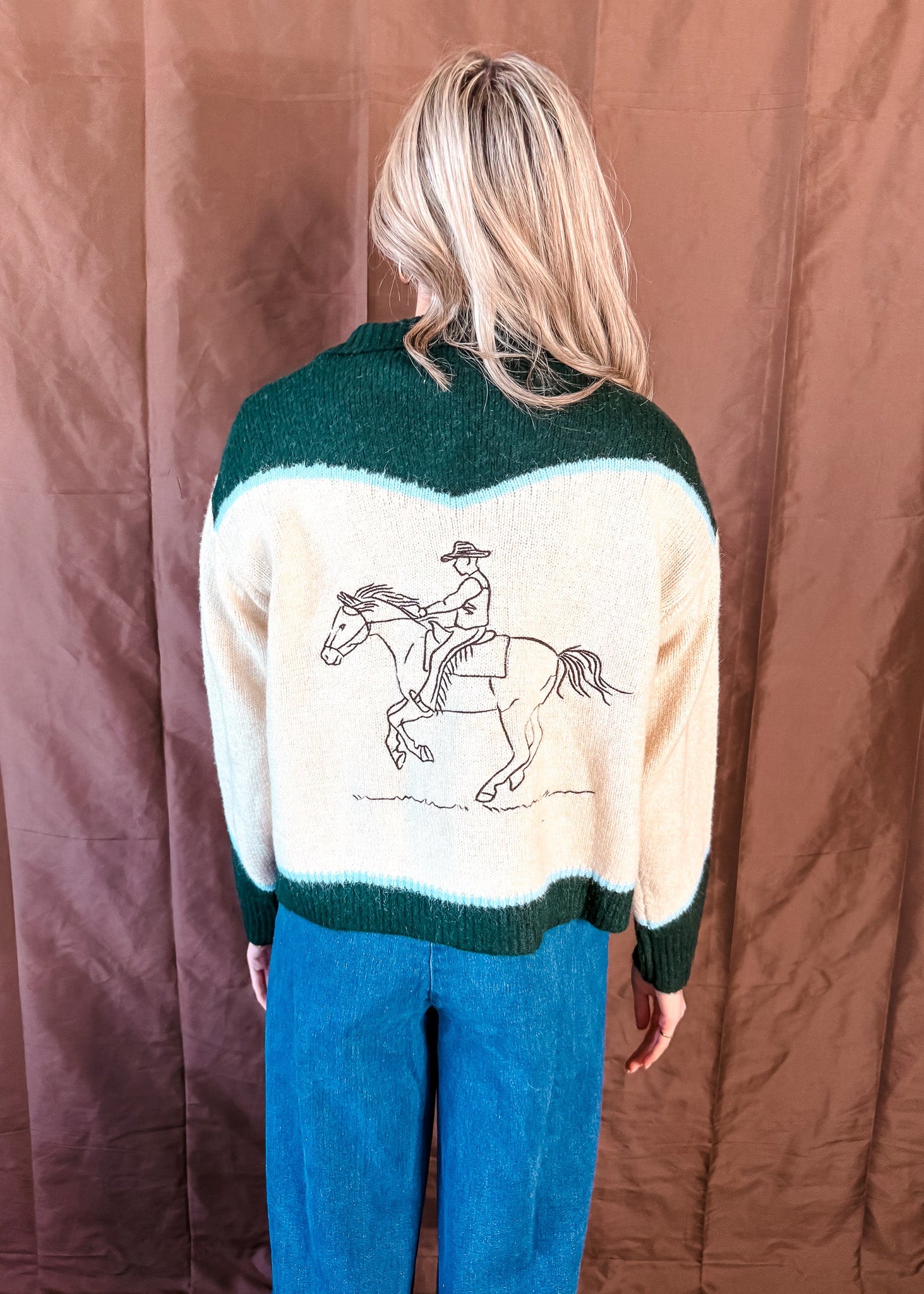 Ropin' Roundup Cardigan - Butter