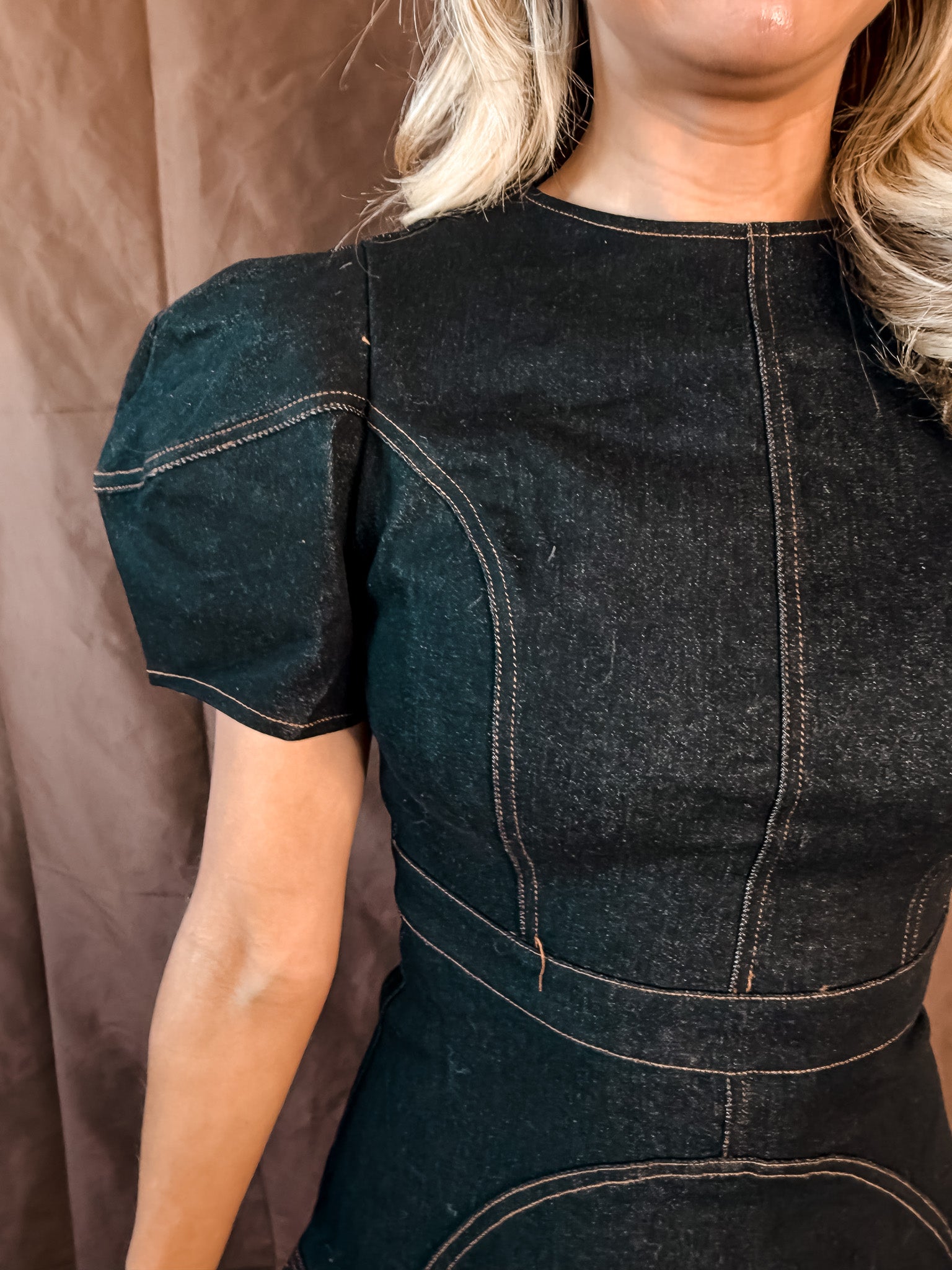 Aaliyah Denim Mini Dress