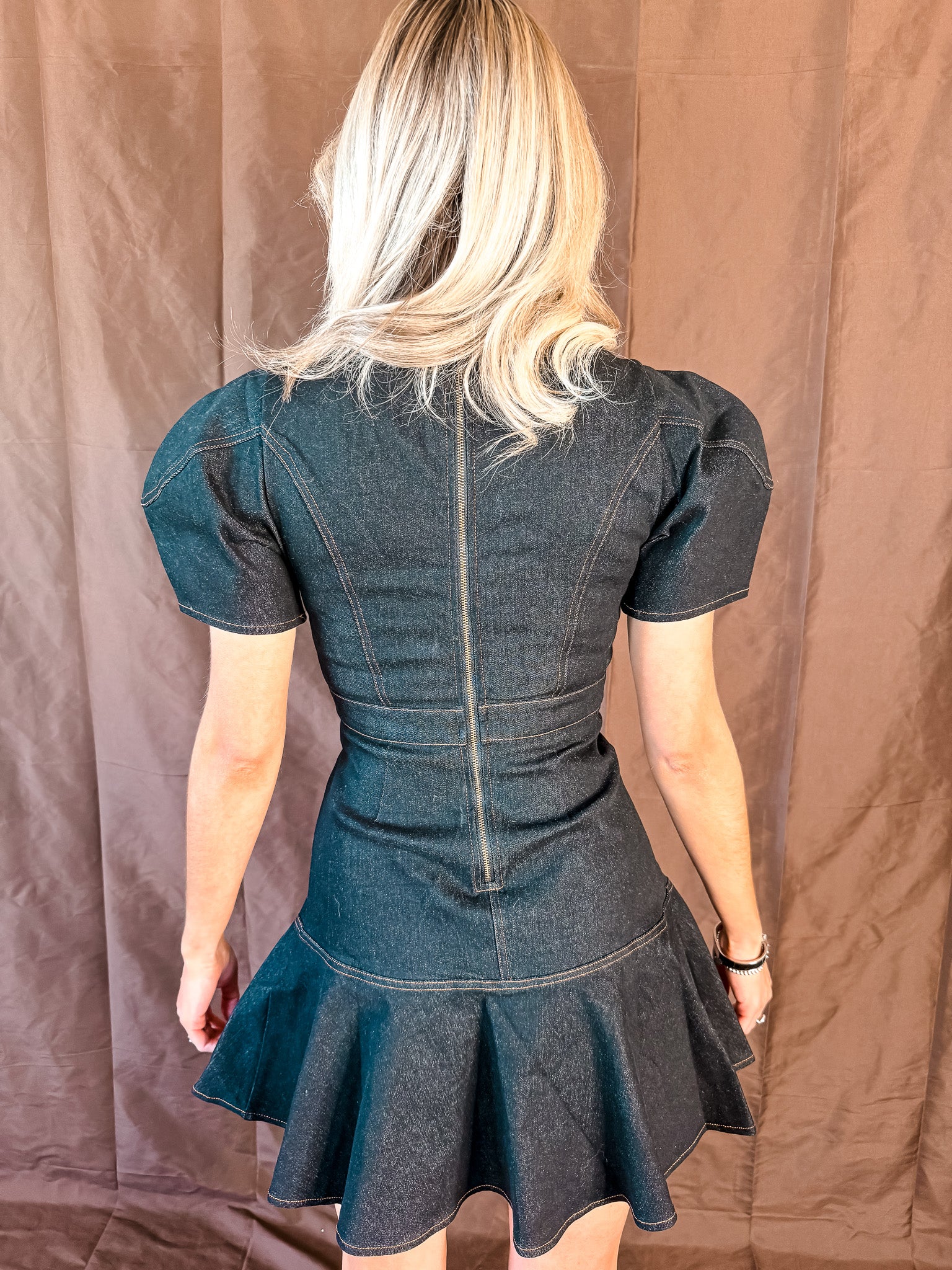 Aaliyah Denim Mini Dress