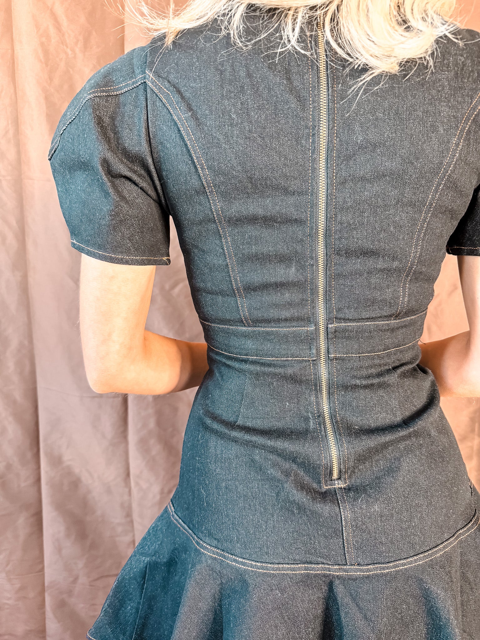 Aaliyah Denim Mini Dress