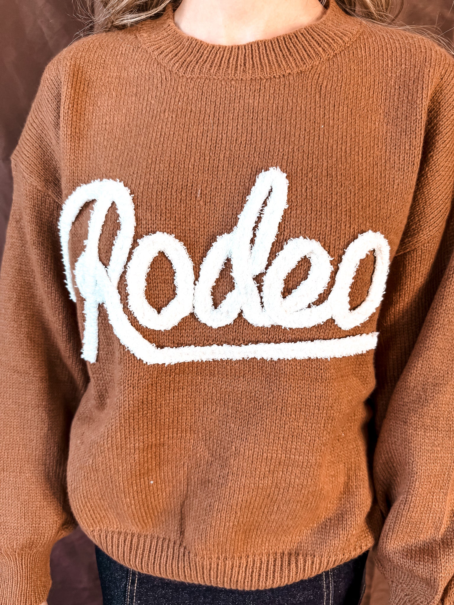 Rodeo Sweater - Brown