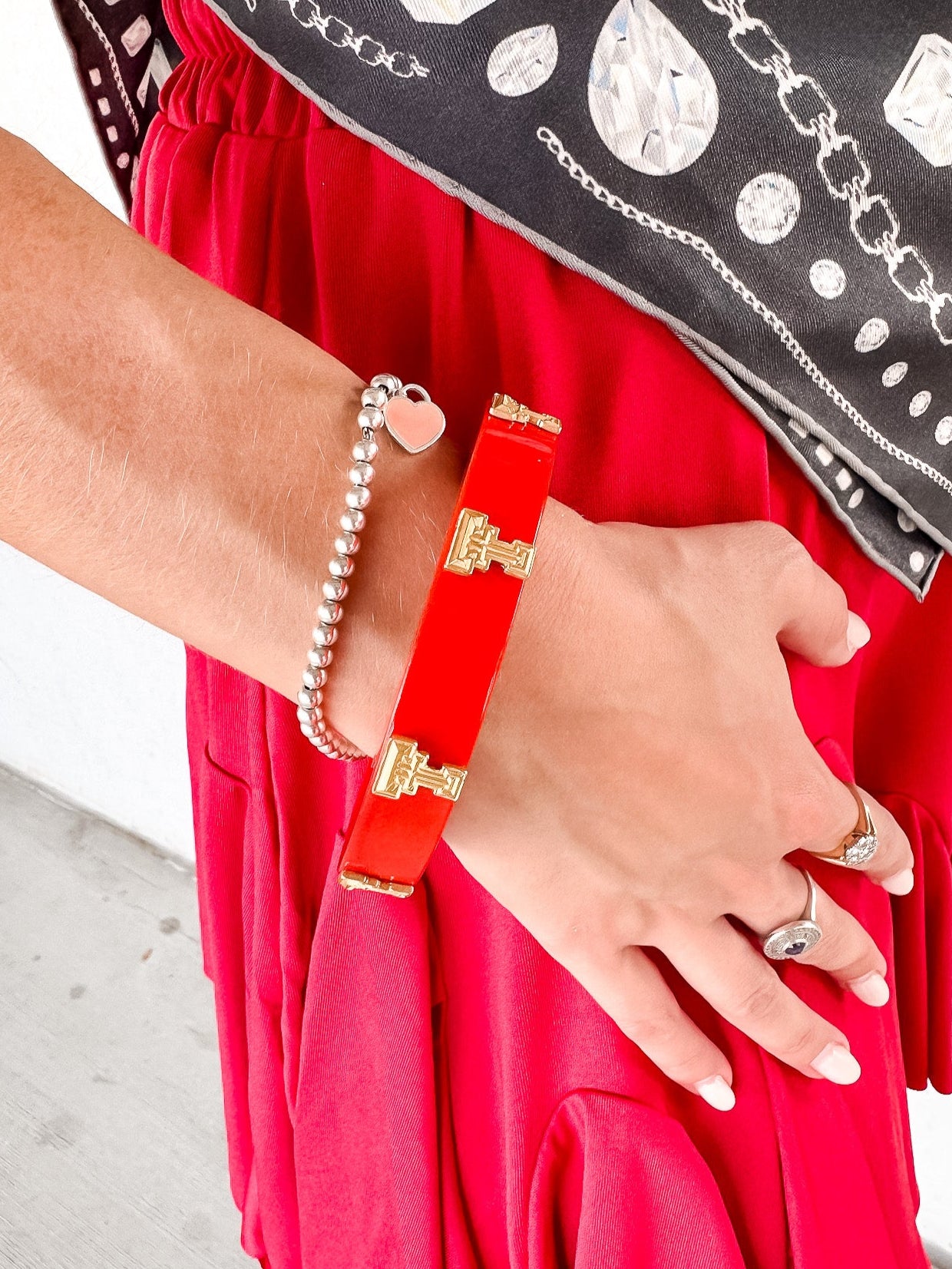 Texas Tech Red Raiders Logo Bangle