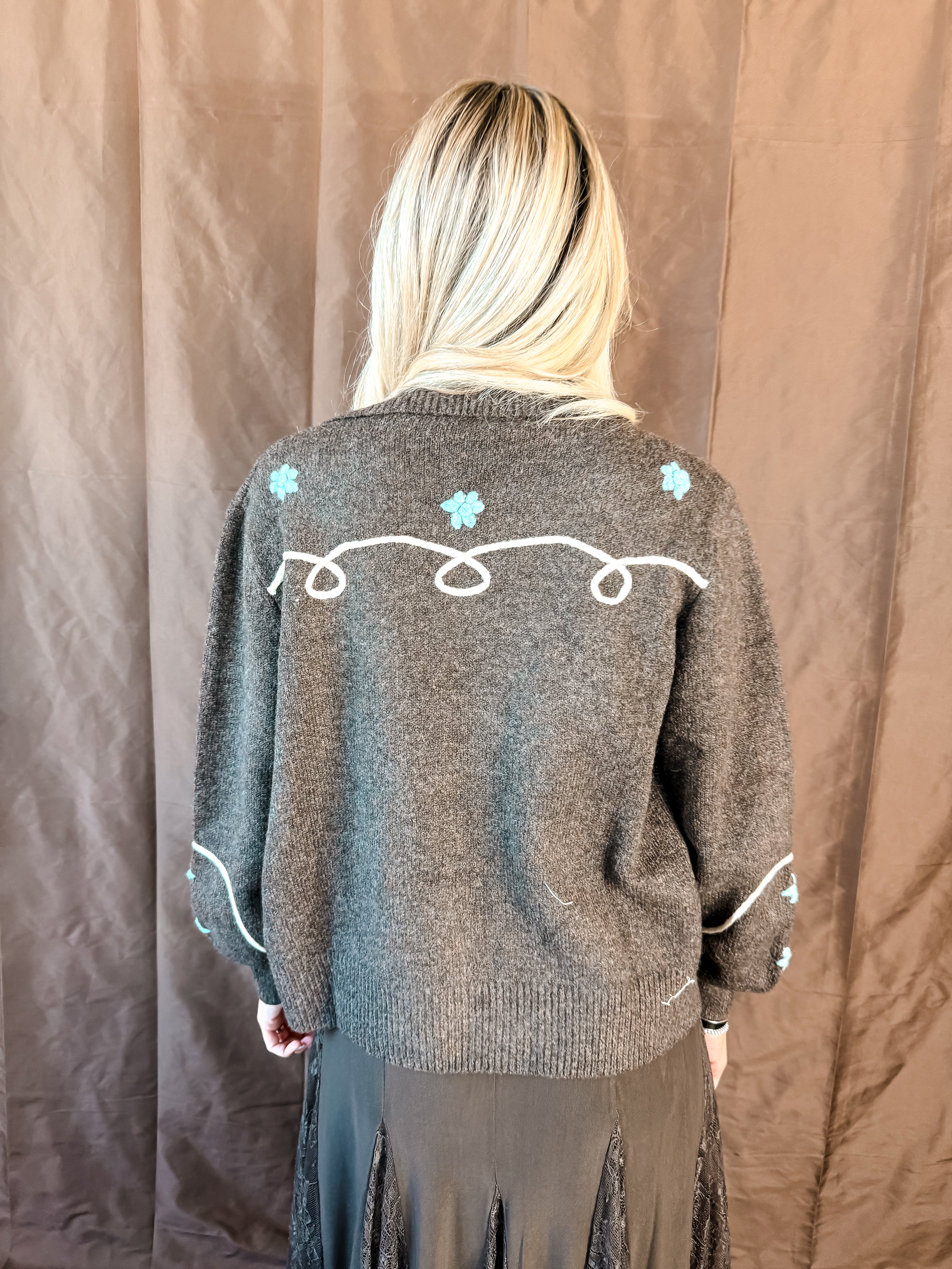 Z Blue Blossoms Cardigan