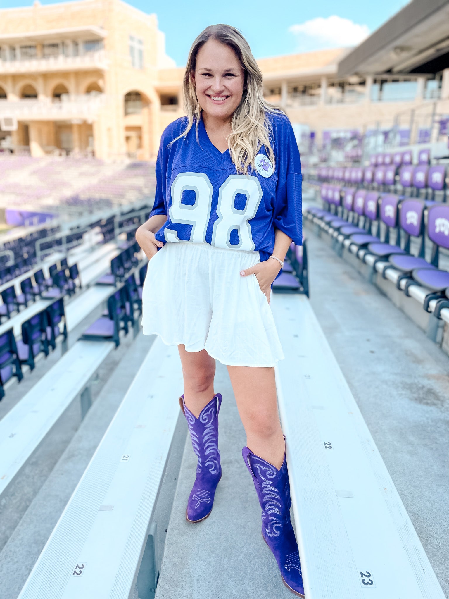 Oversized Mesh Jersey T-Shirt