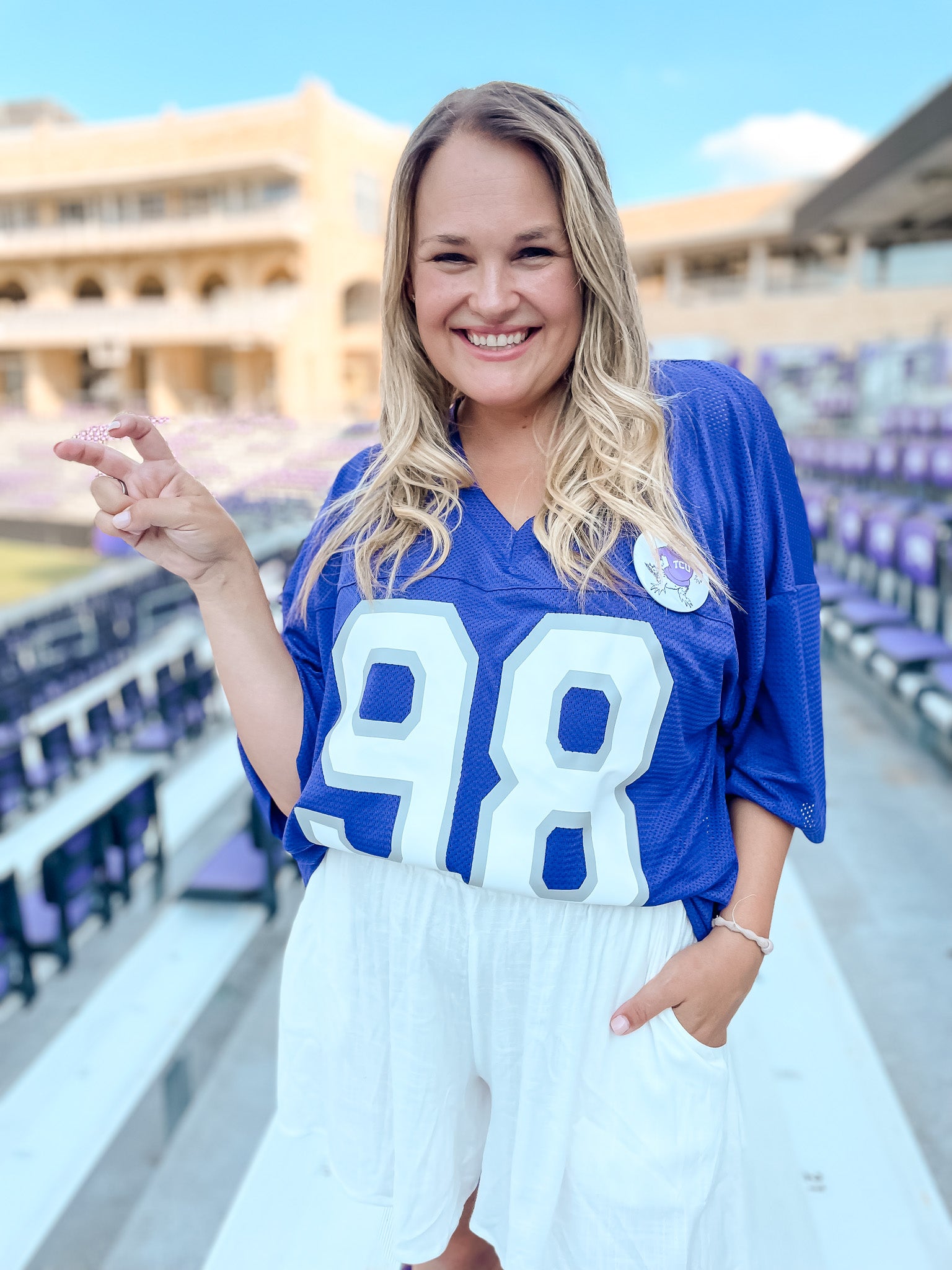 Oversized Mesh Jersey T-Shirt