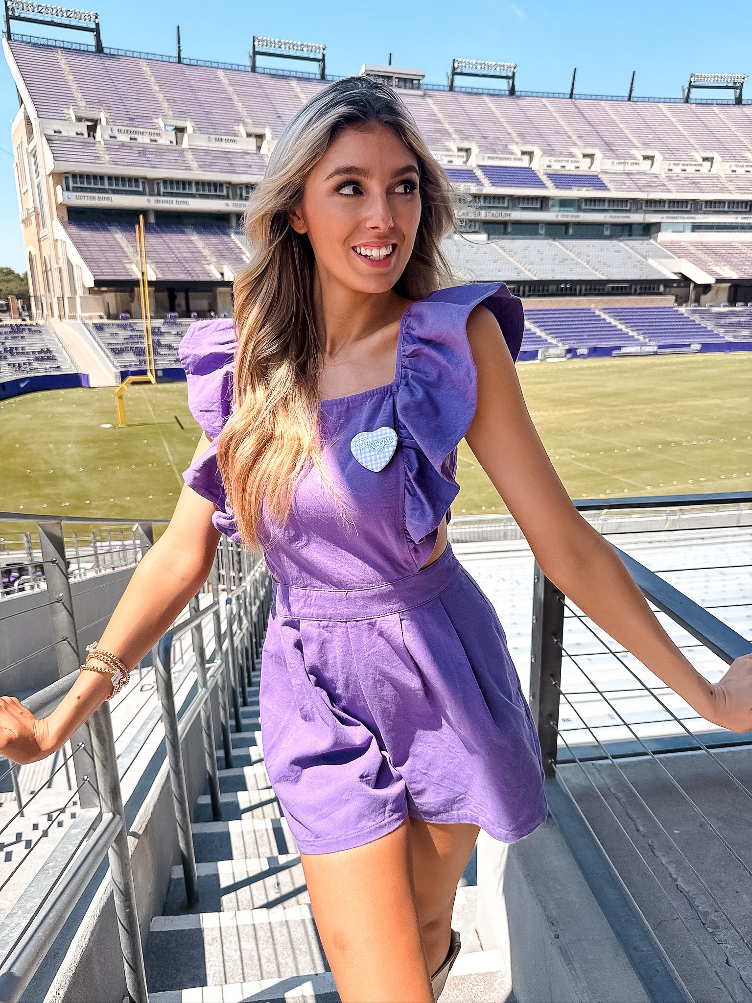 Game Day Cut Out Romper