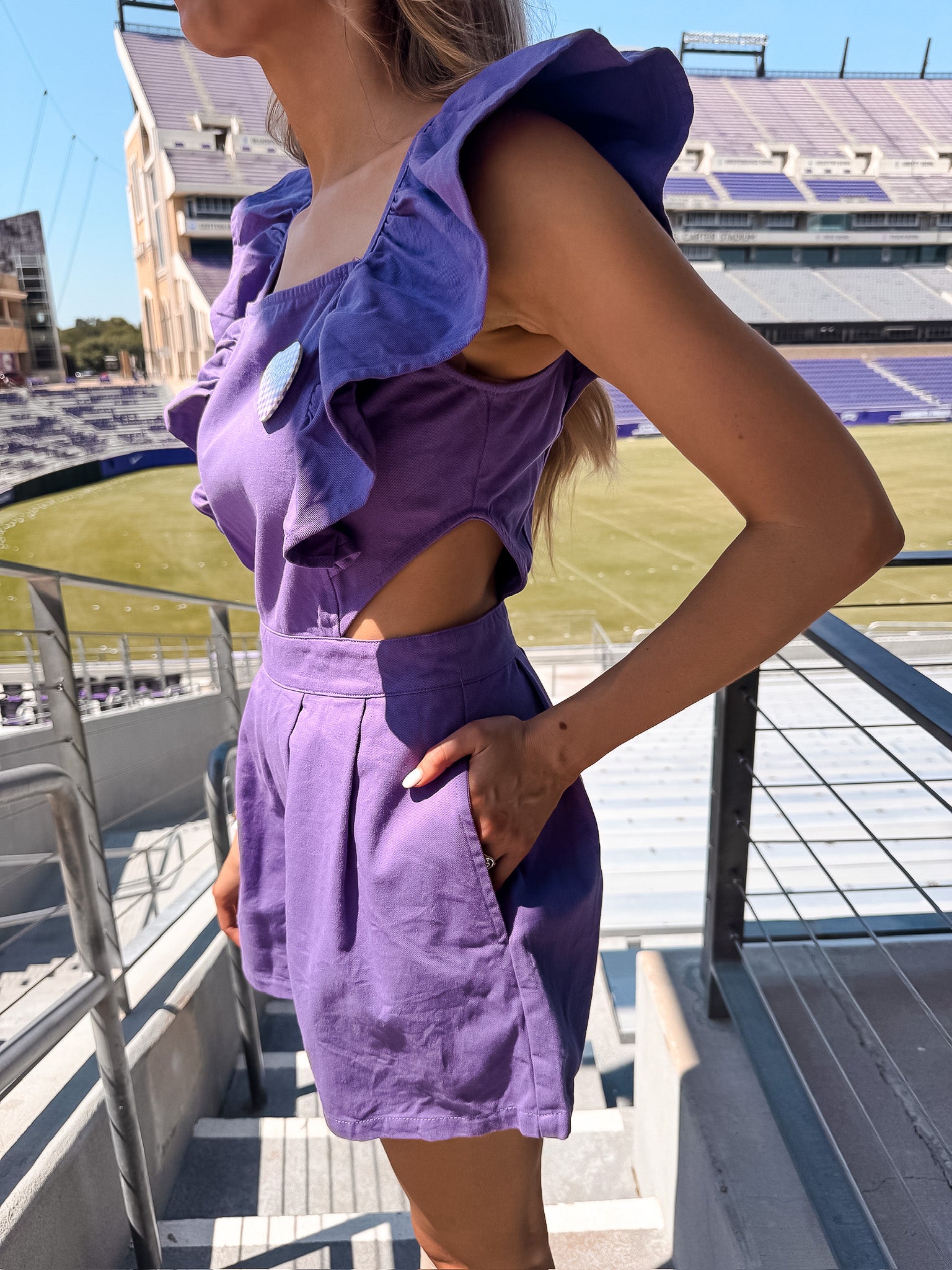 Game Day Cut Out Romper