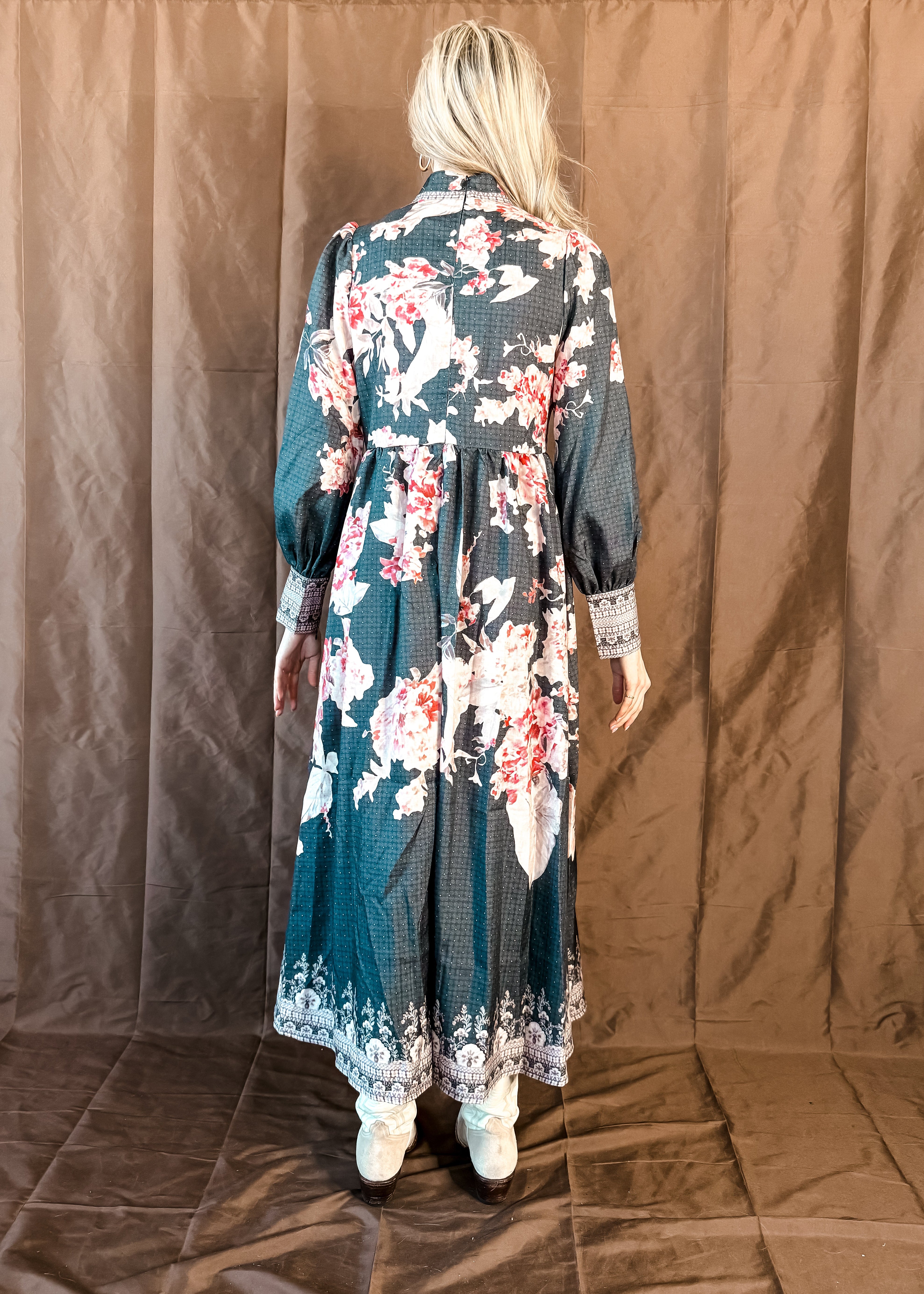 Victorian Floral Dress