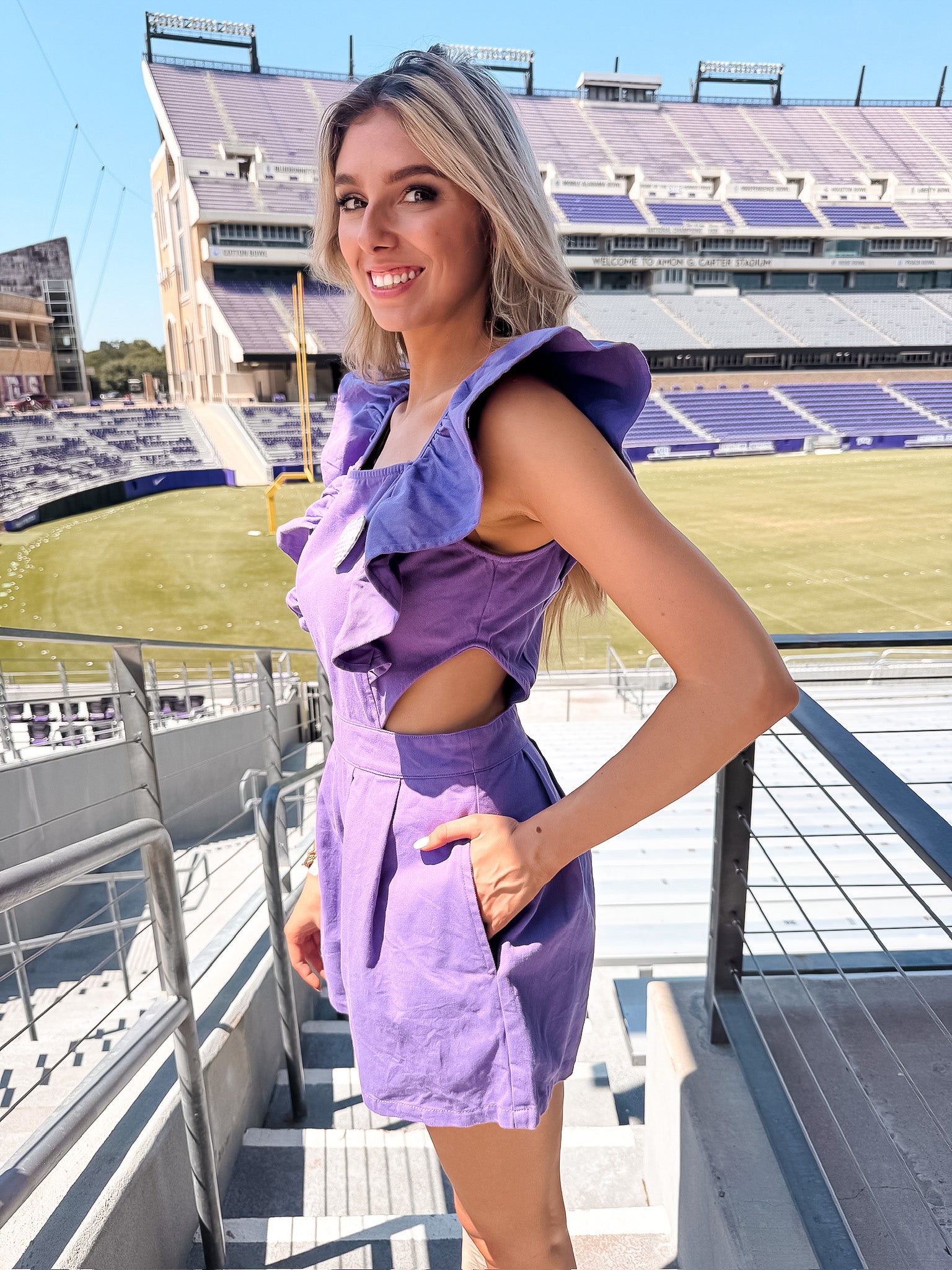 Game Day Cut Out Romper