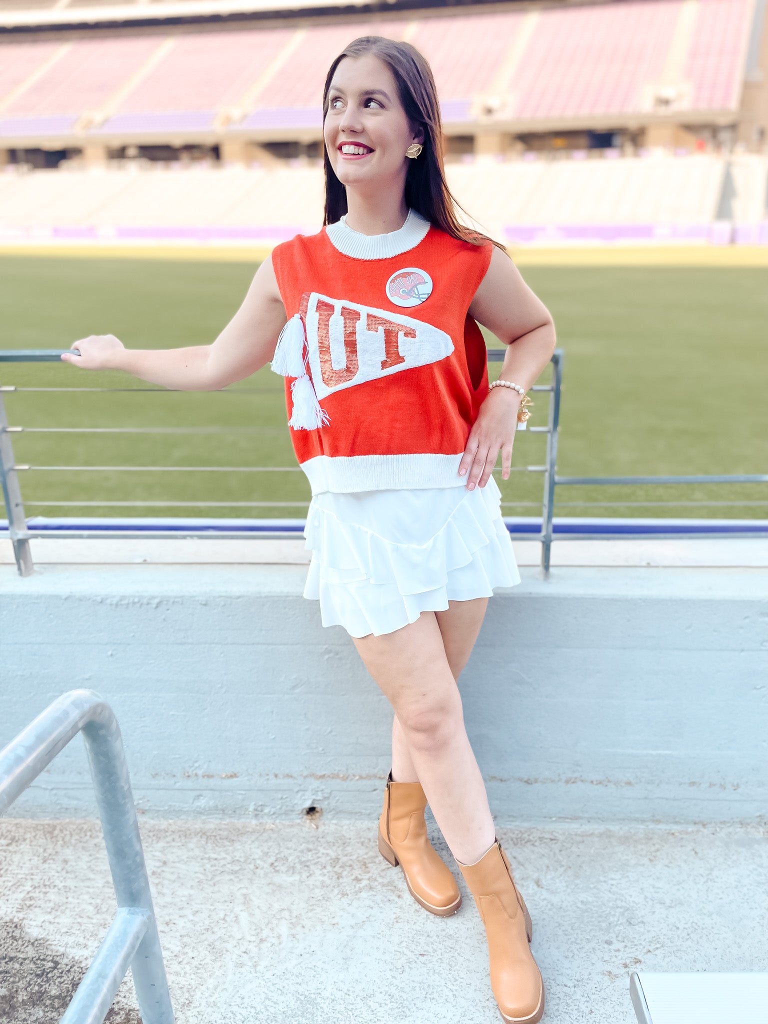 UT Pennant Sweater Vest
