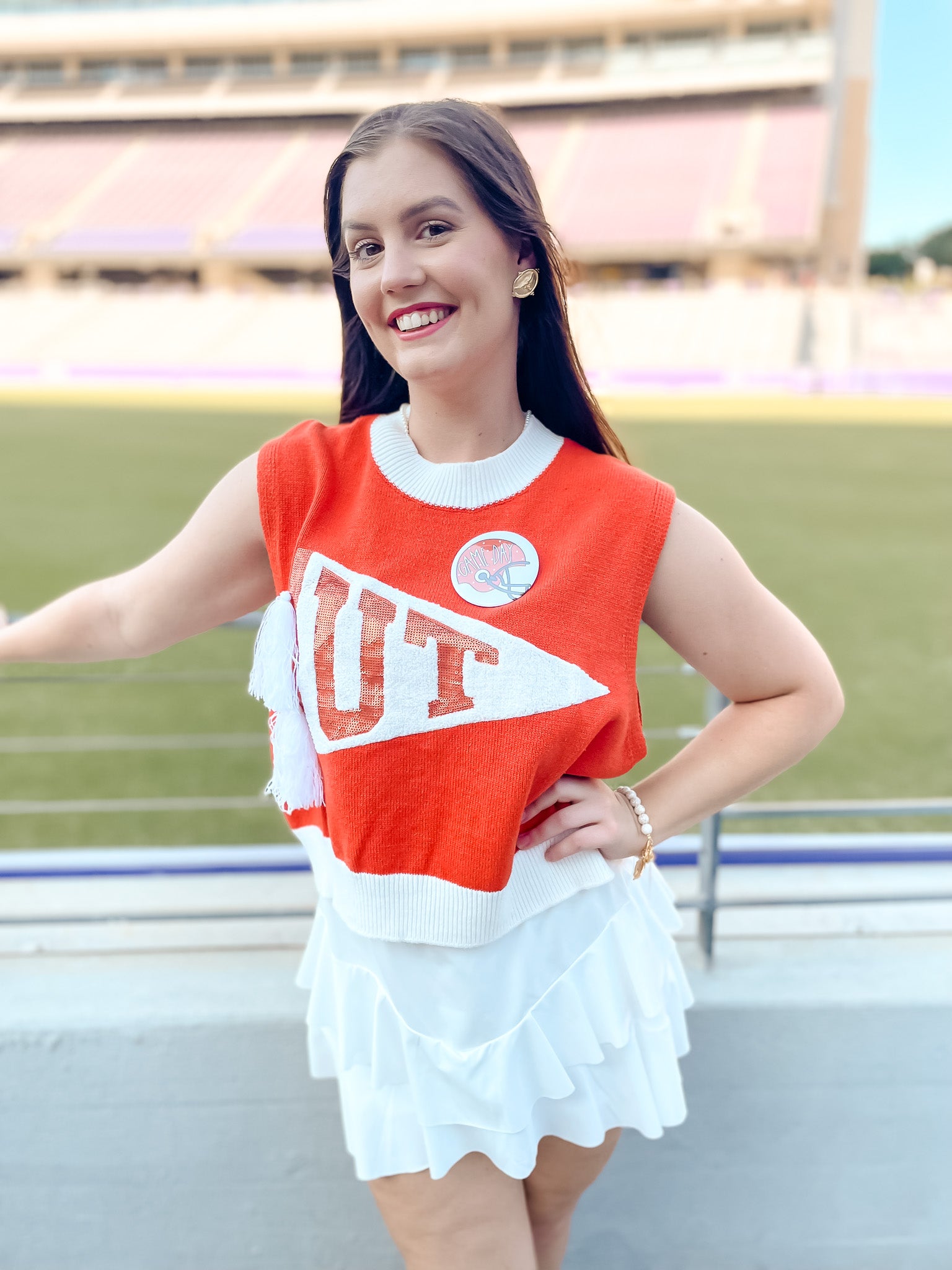 UT Pennant Sweater Vest