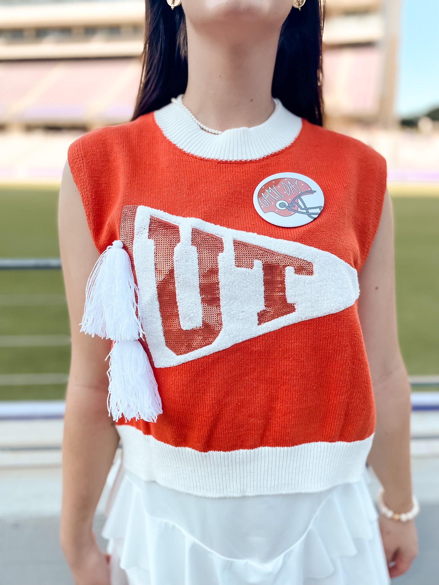 UT Pennant Sweater Vest