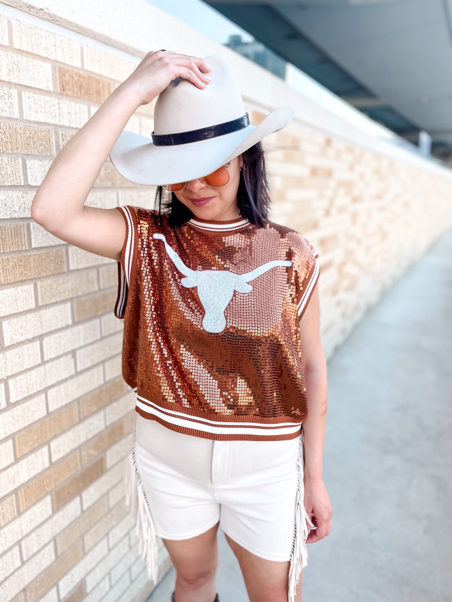 Queen Of Sparkles - UT Sequin Mascot Tank