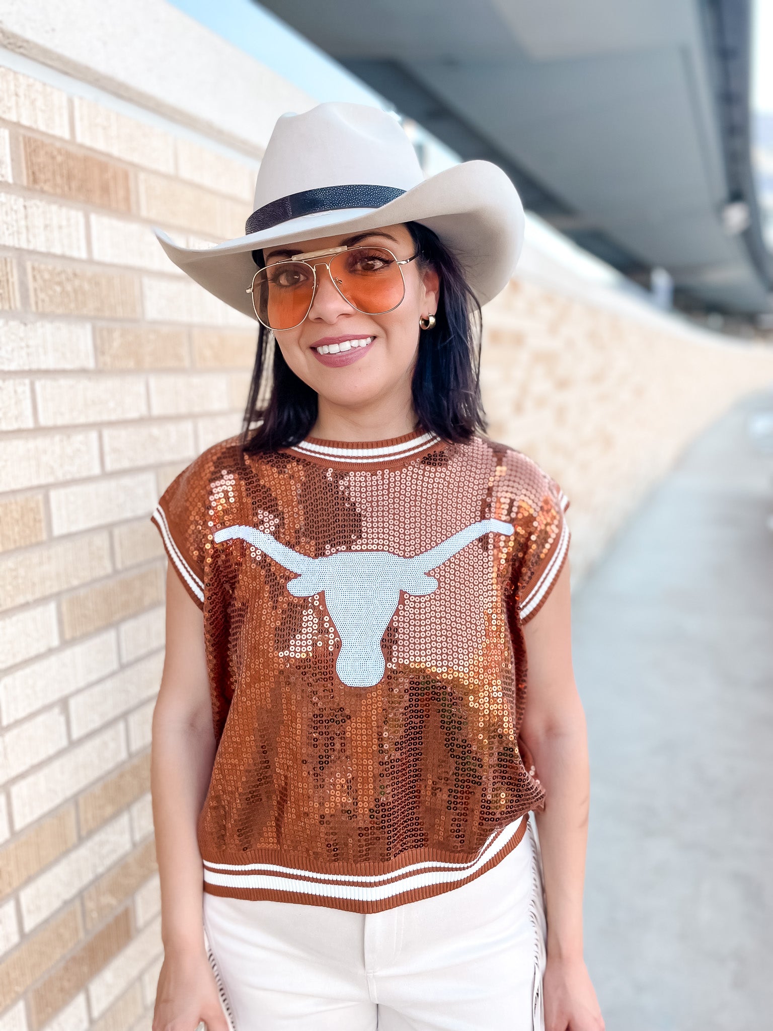 Queen Of Sparkles - UT Sequin Mascot Tank