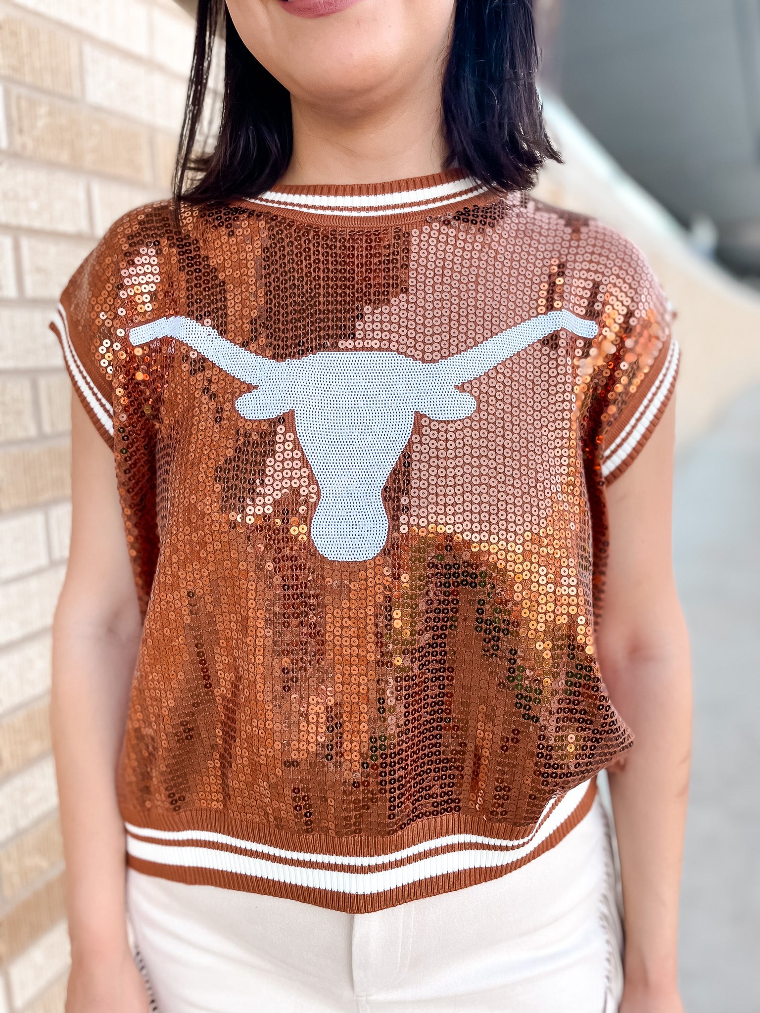 Queen Of Sparkles - UT Sequin Mascot Tank