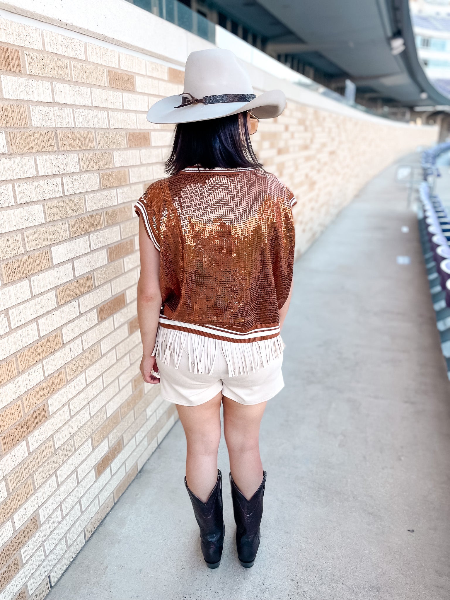 Queen Of Sparkles - UT Sequin Mascot Tank