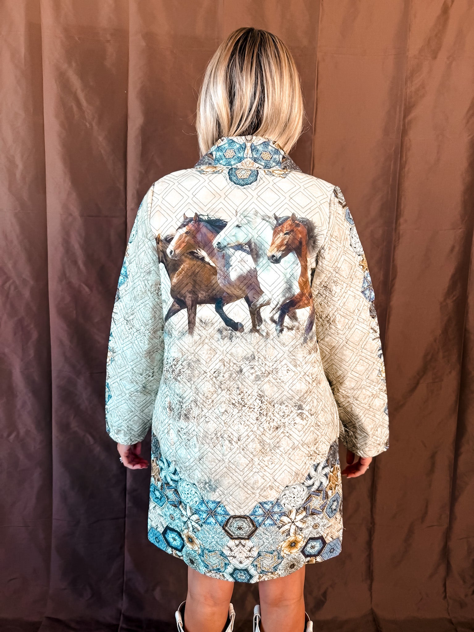 Born To Run Quilted Duster