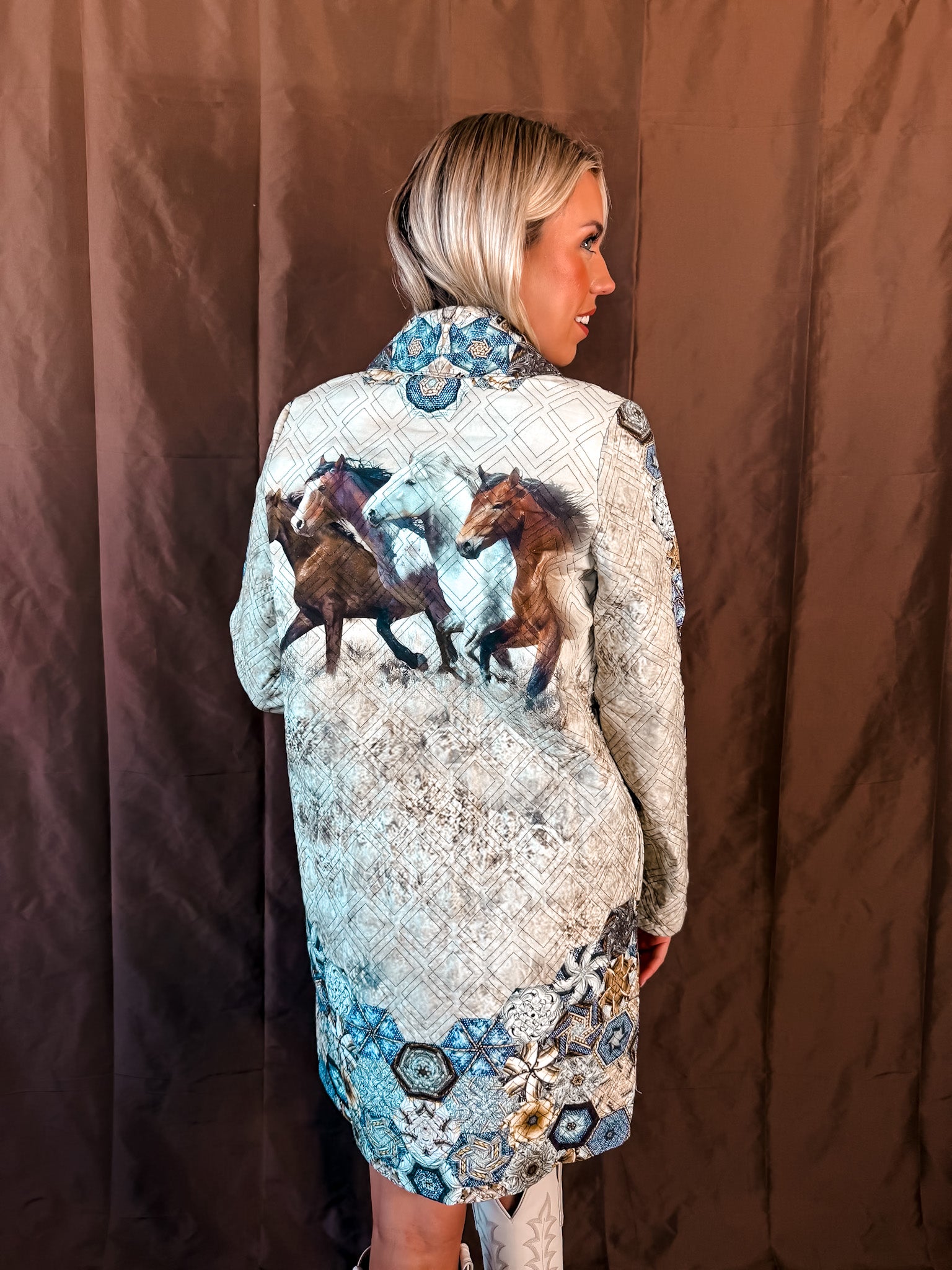 Born To Run Quilted Duster