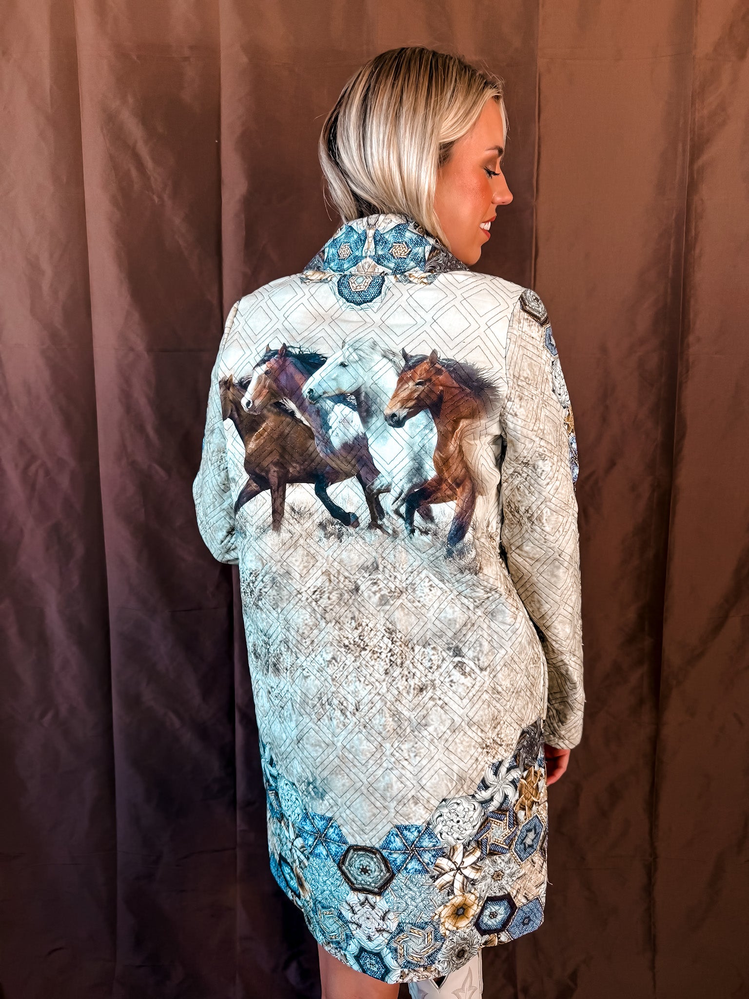 Born To Run Quilted Duster