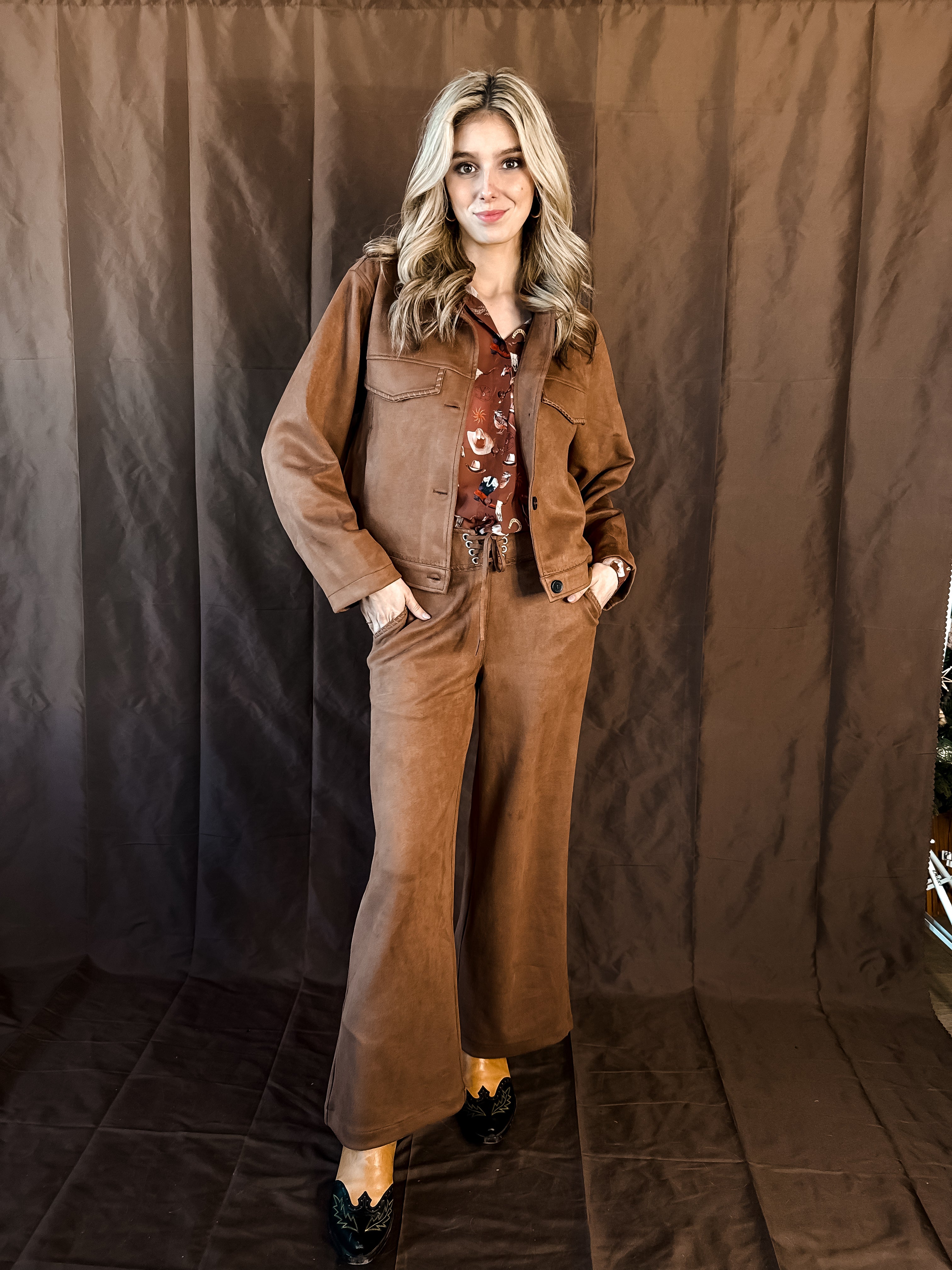 Braided Suede Jacket