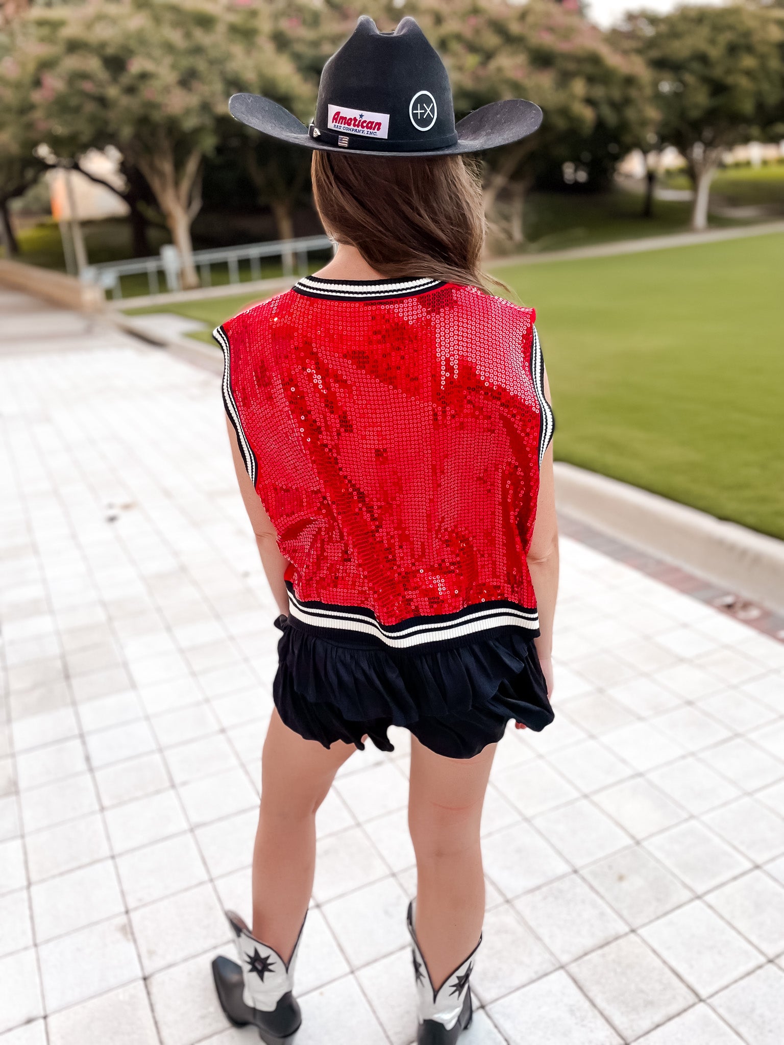 Queen Of Sparkles - Arkansas Sequin Mascot Tank