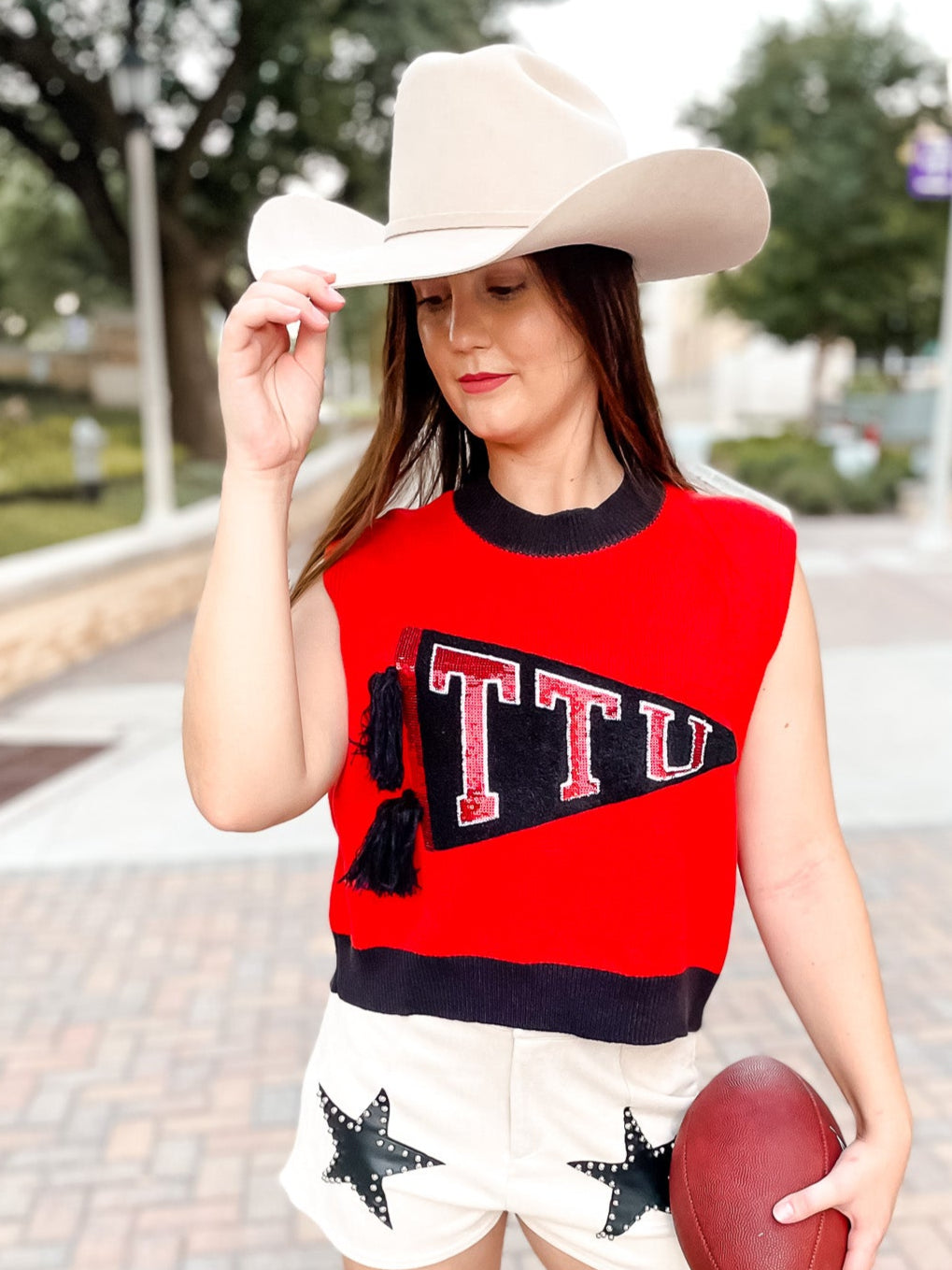 Texas Tech Pennant Sweater Vest