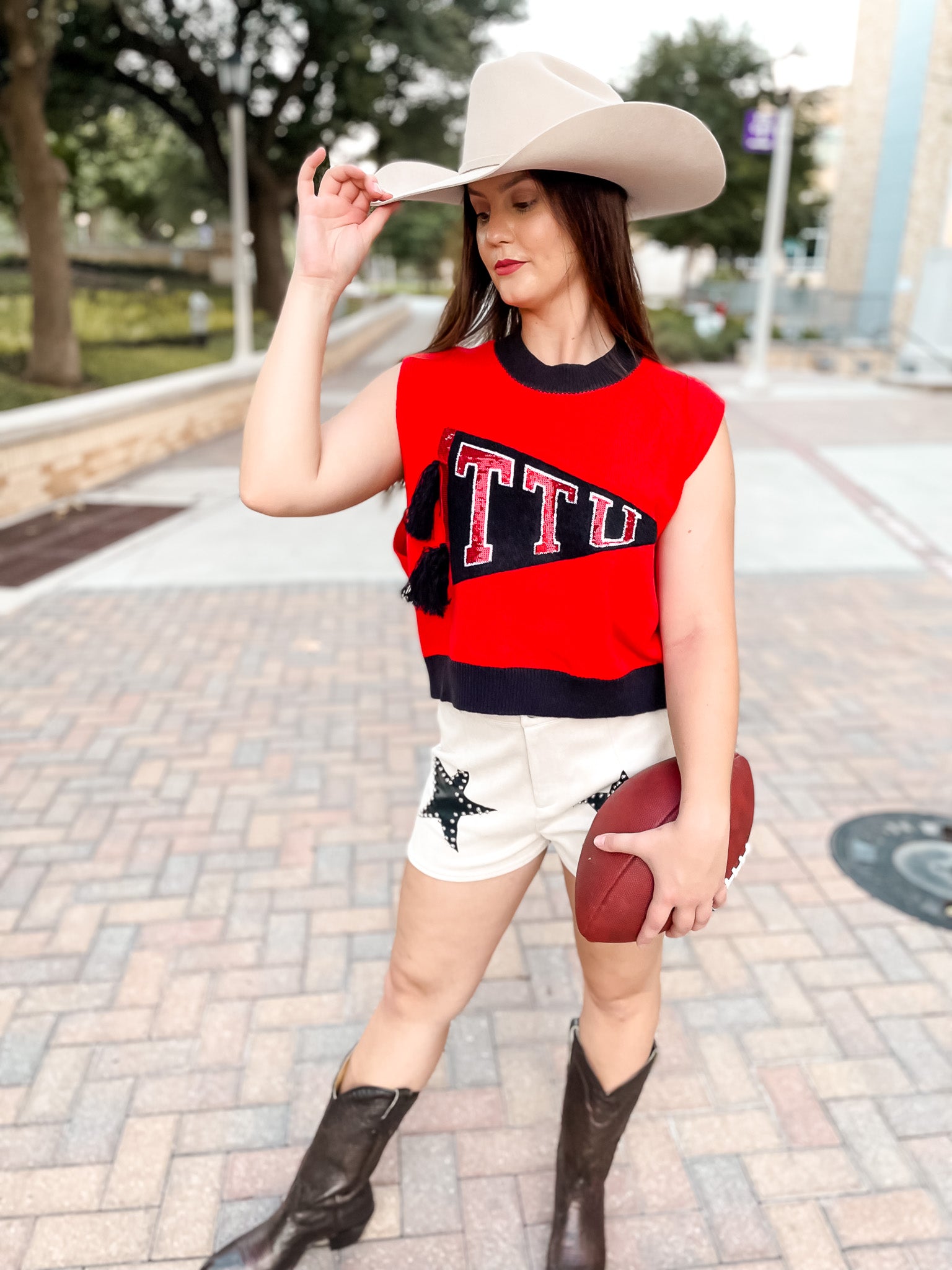 Texas Tech Pennant Sweater Vest