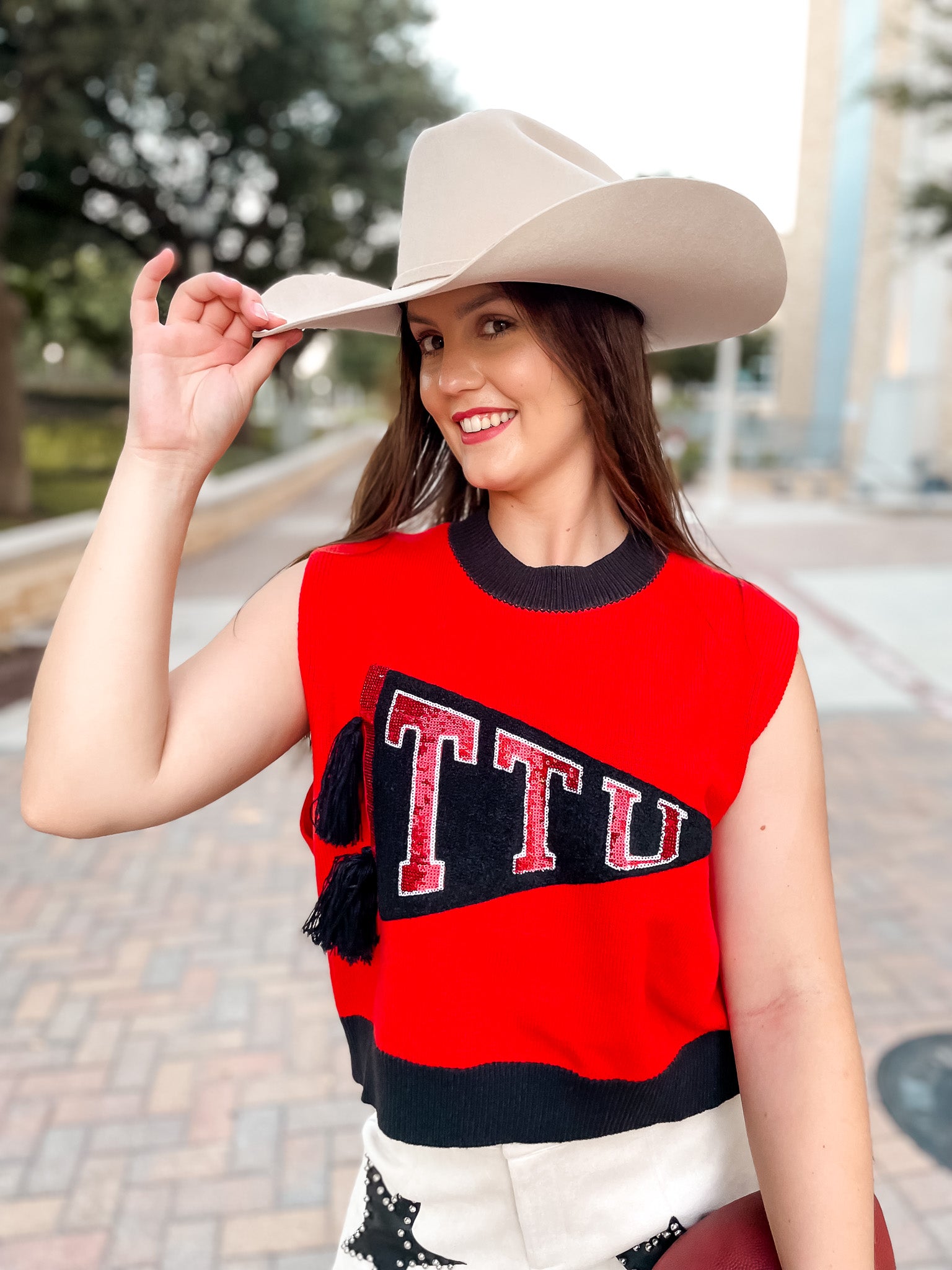 Texas Tech Pennant Sweater Vest