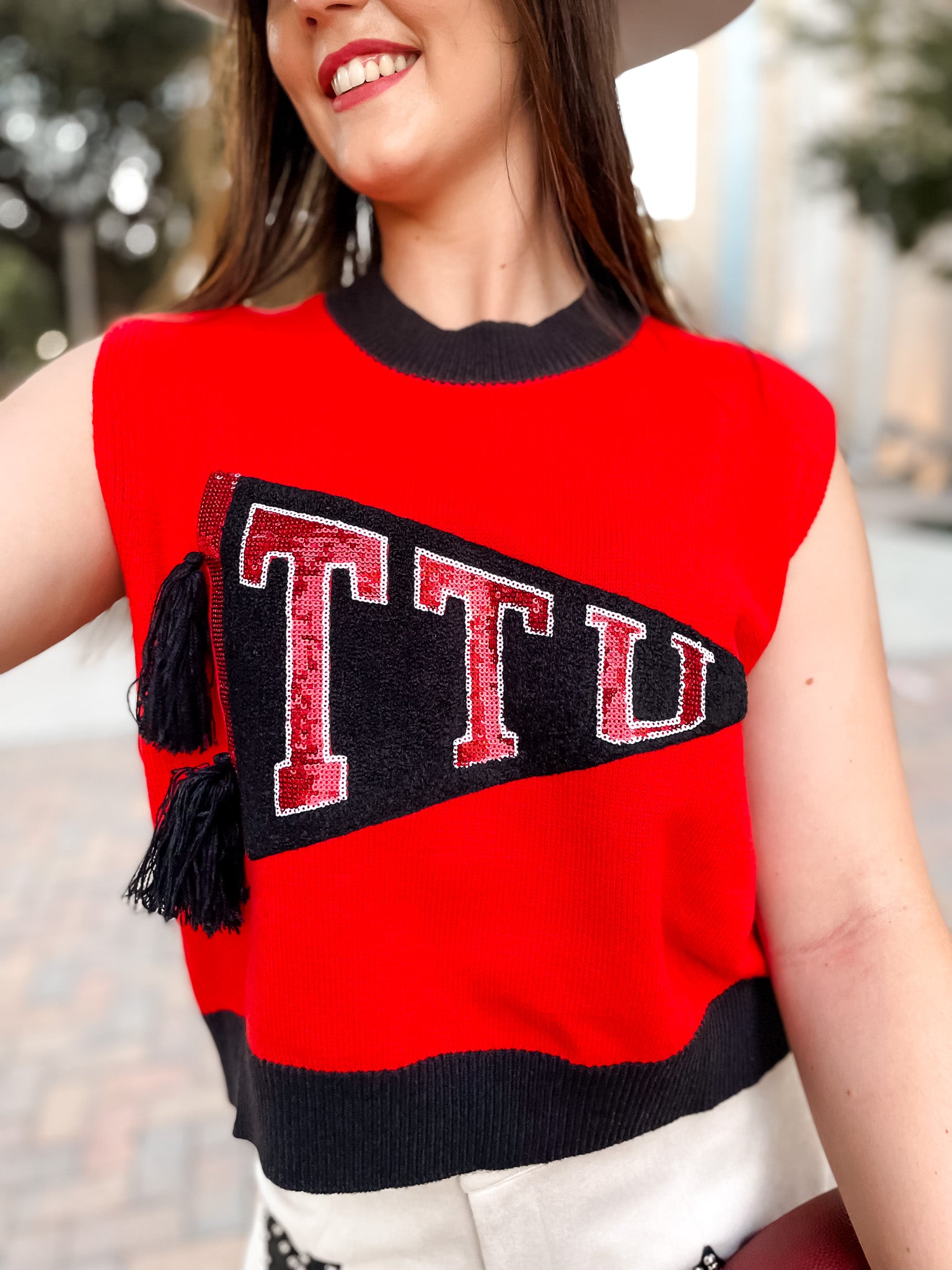 Texas Tech Pennant Sweater Vest
