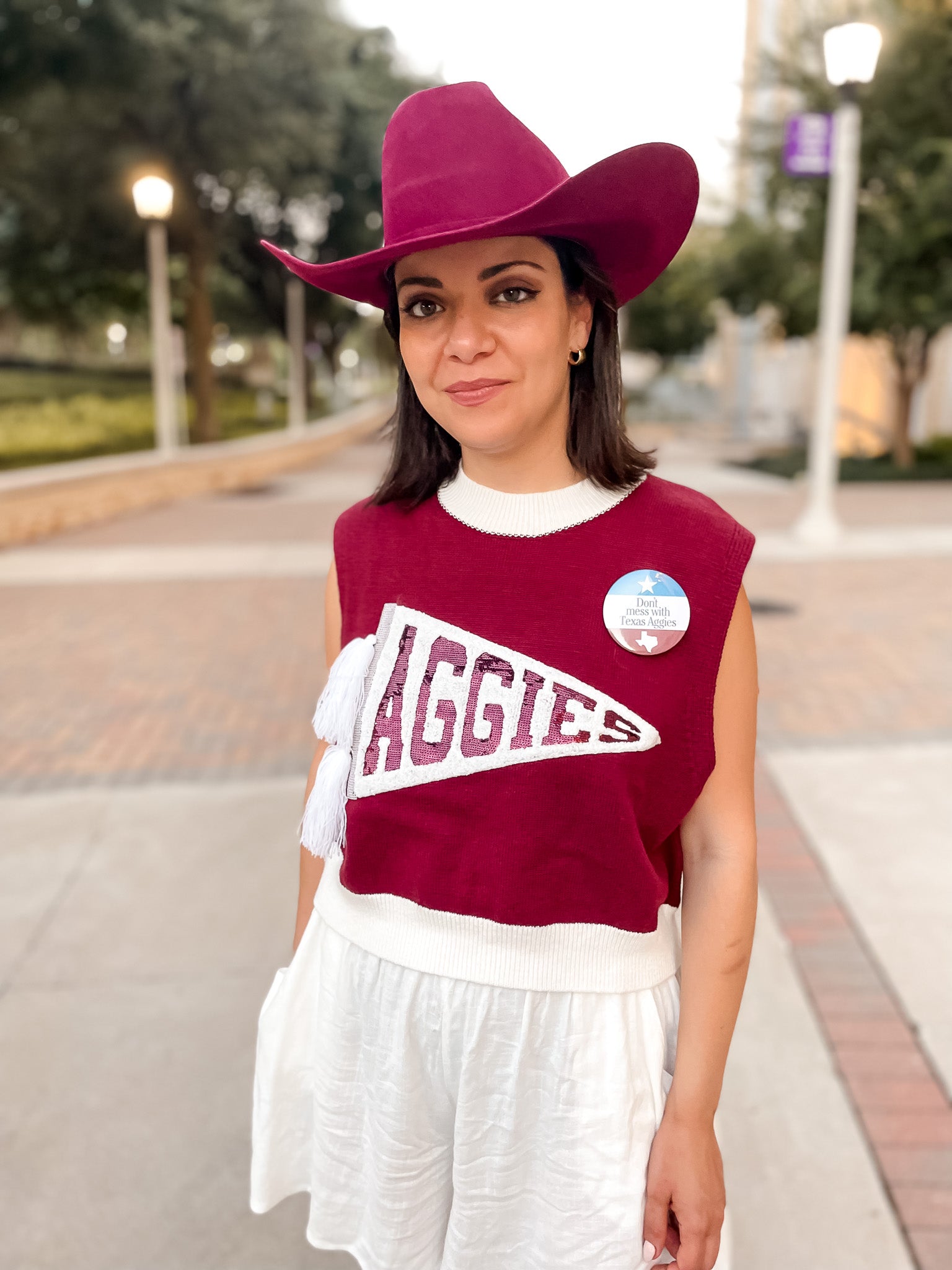 A&M Pennant Sweater Vest