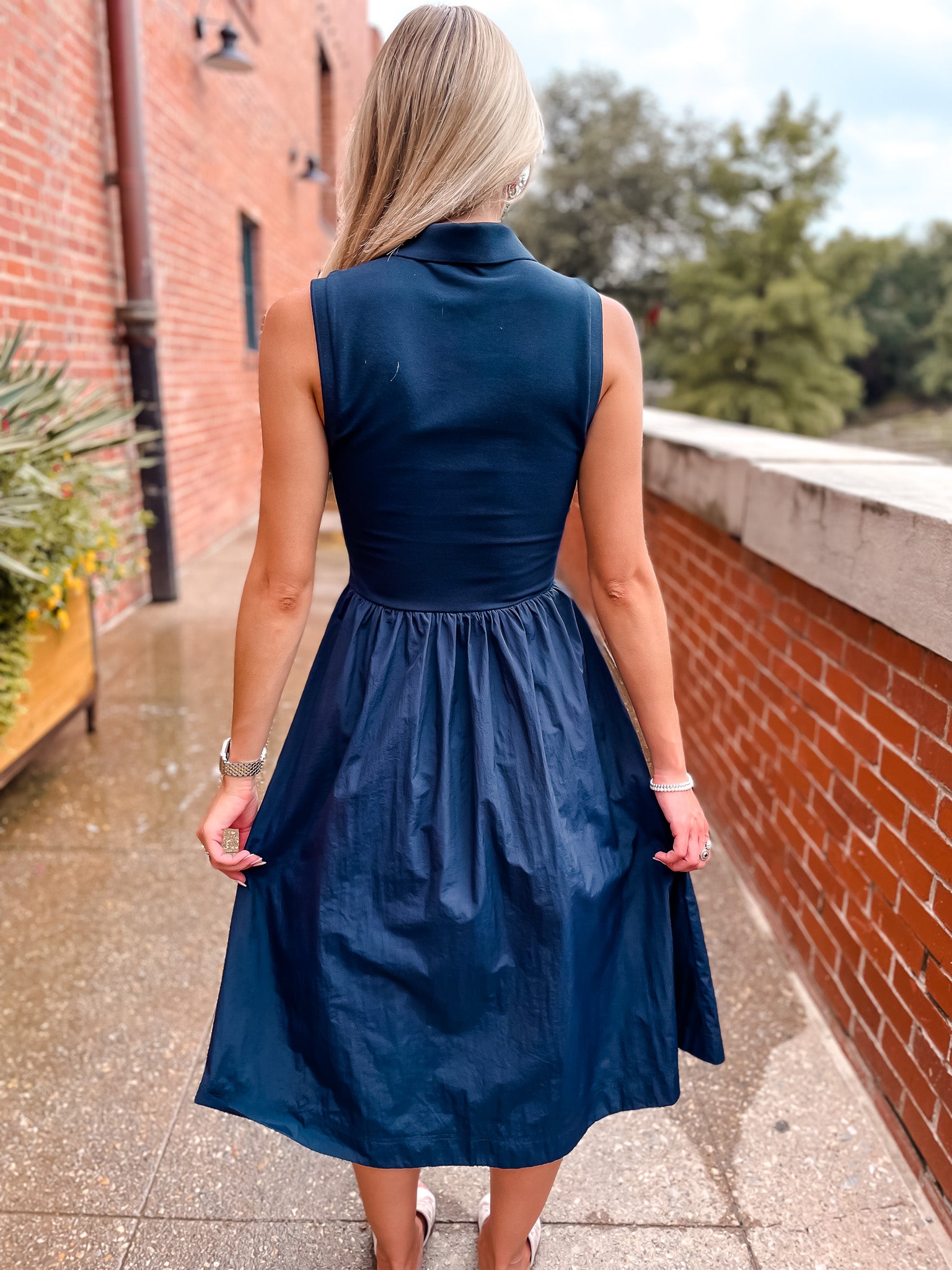 Auden Dress - Navy
