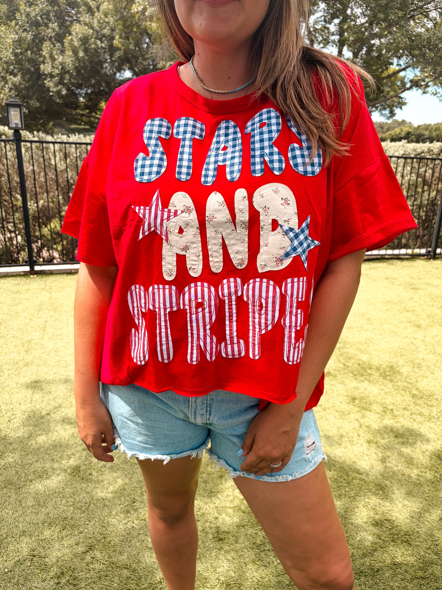 Stars & Stripes Top - Red