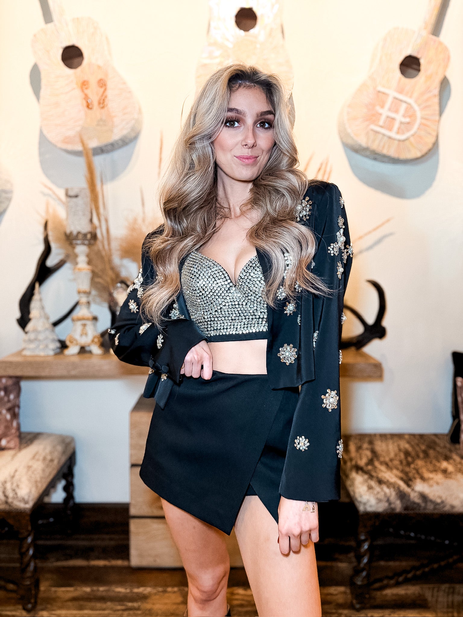 Jeweled Broaches Jacket