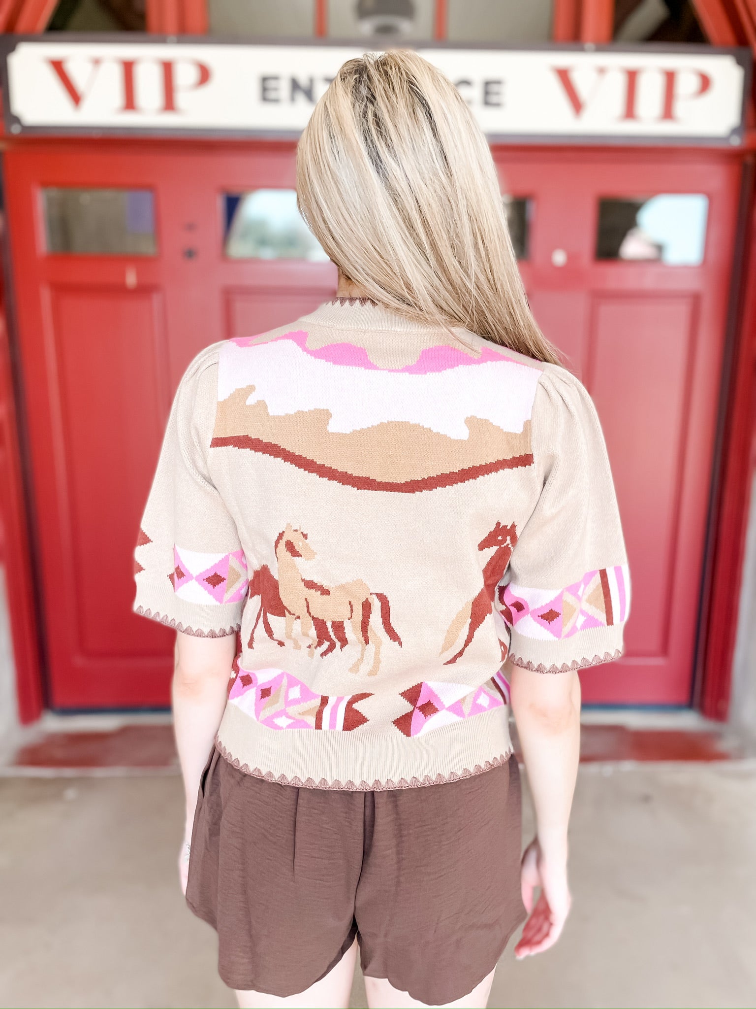 Painted Canyon Horse Pullover