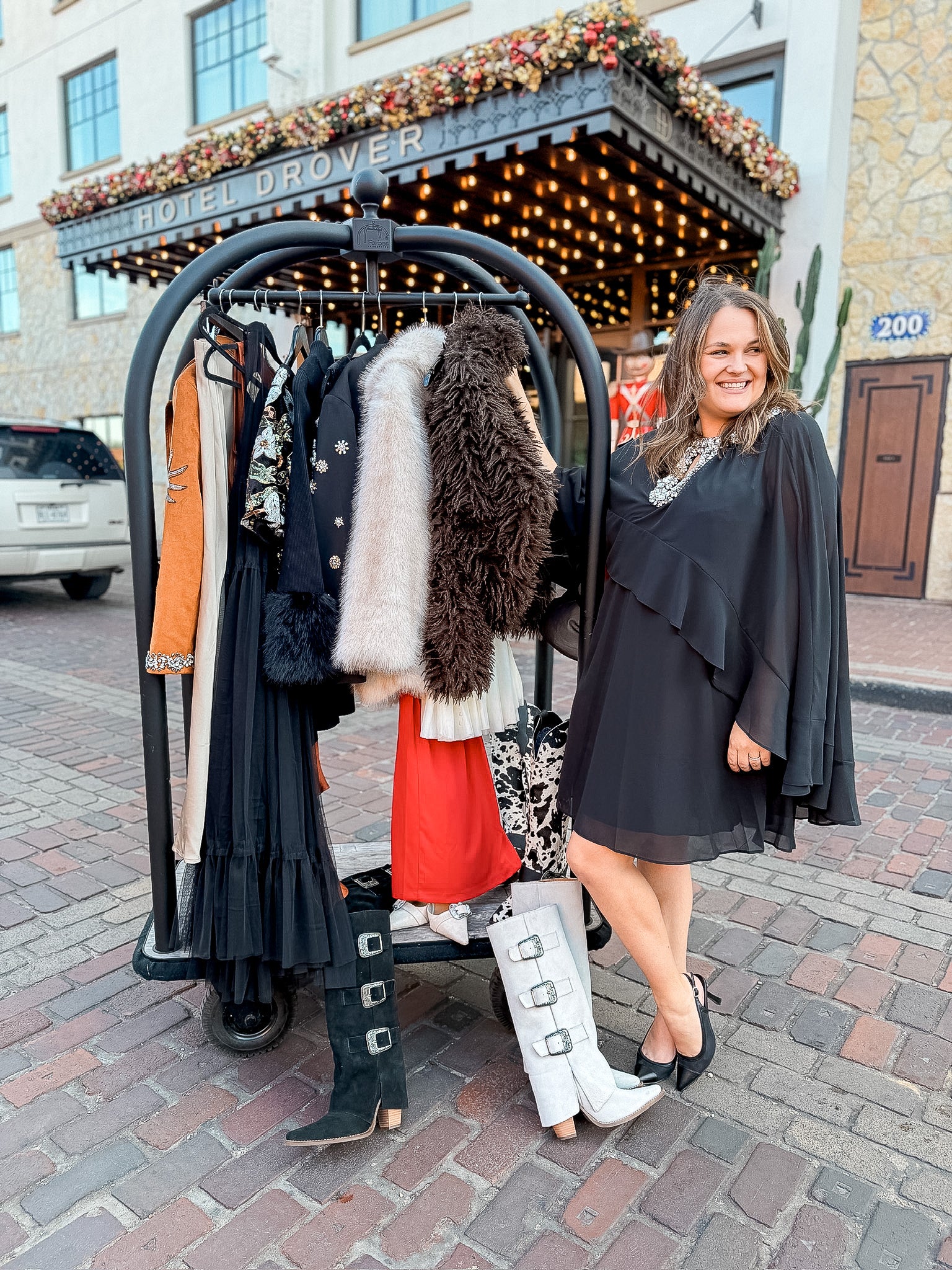 Miss Patricia Mini Dress - Black