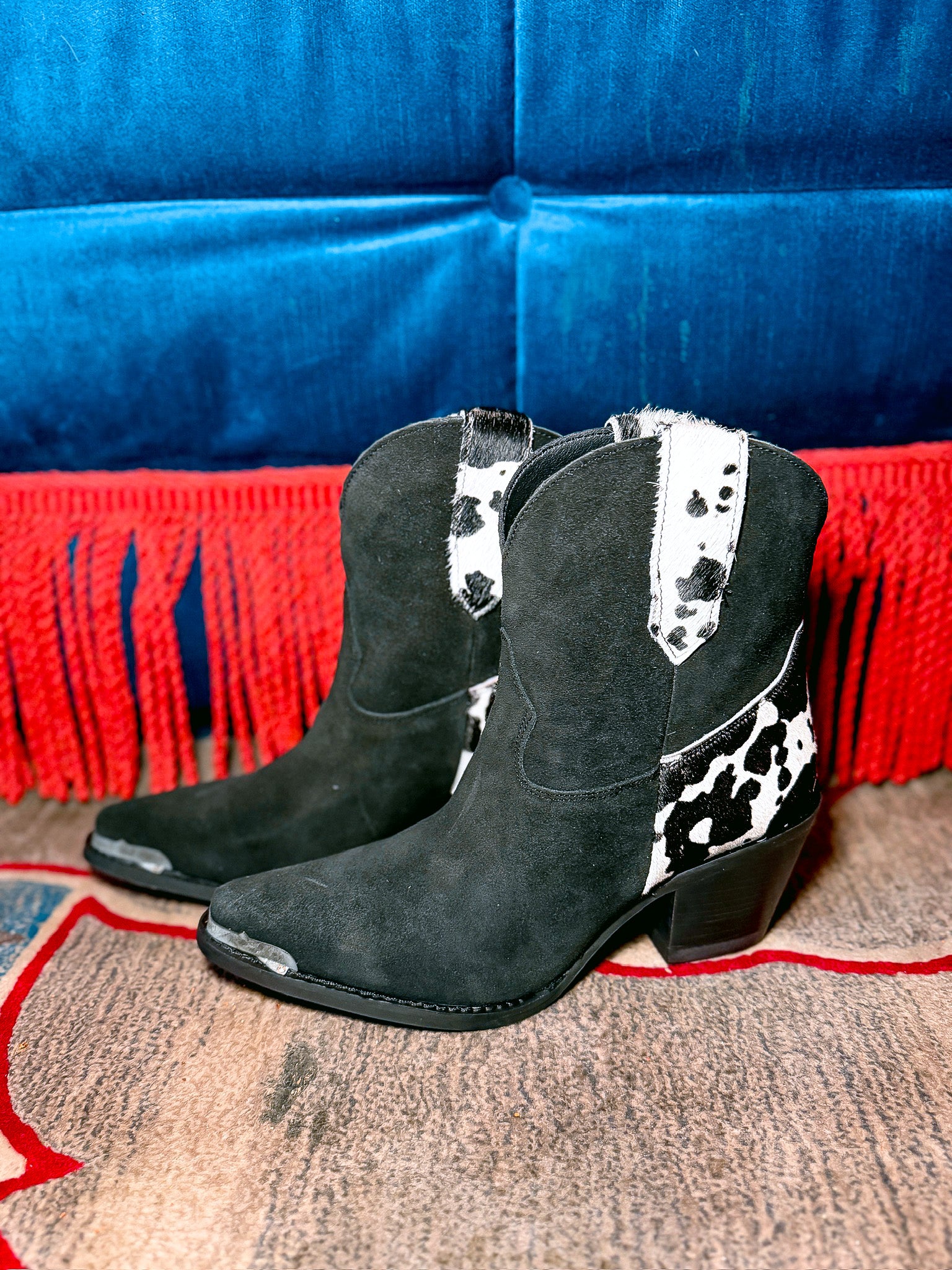 Texas Charm Boot - Black Cow