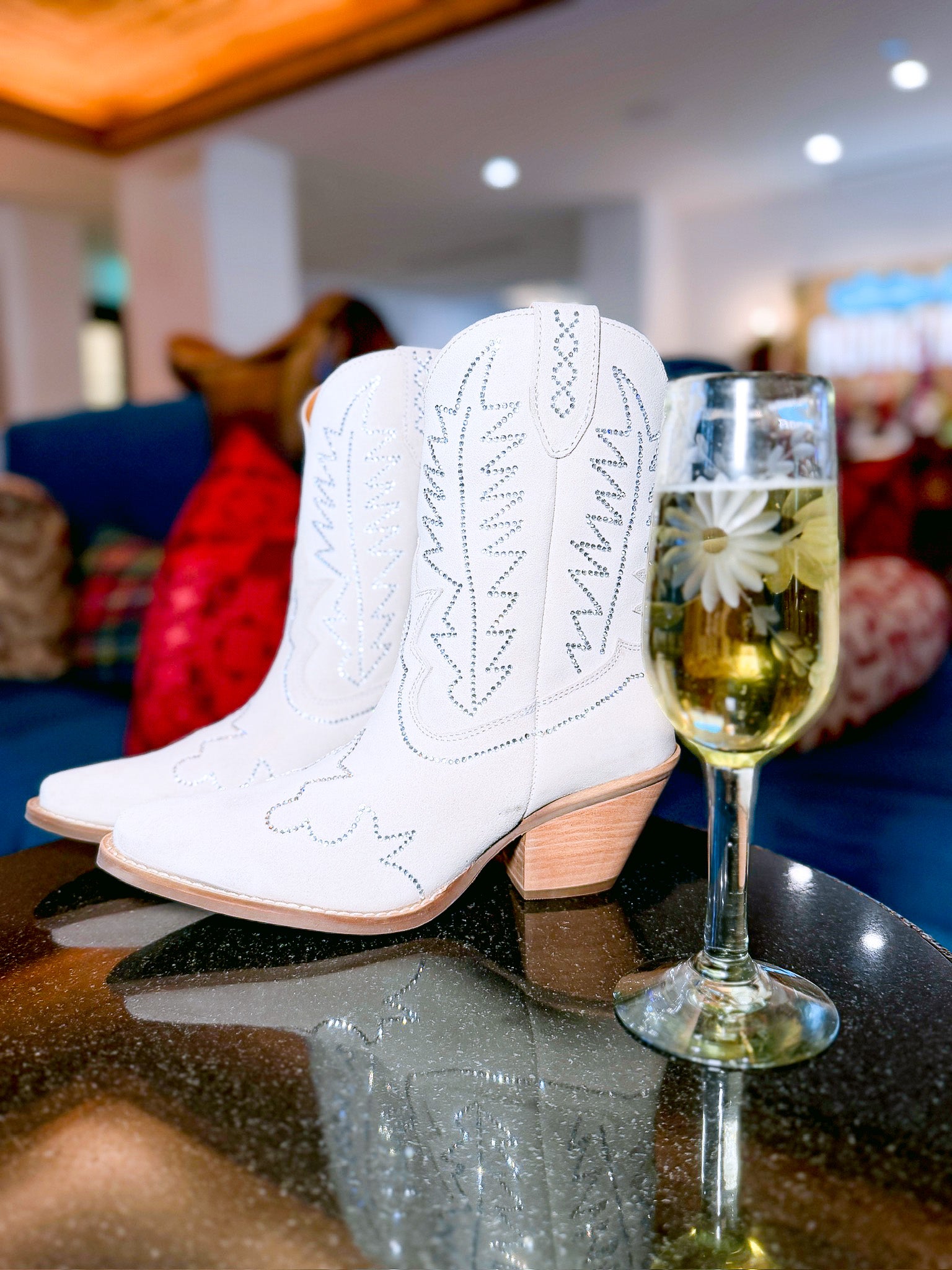 Tiny Pony Bootie - White