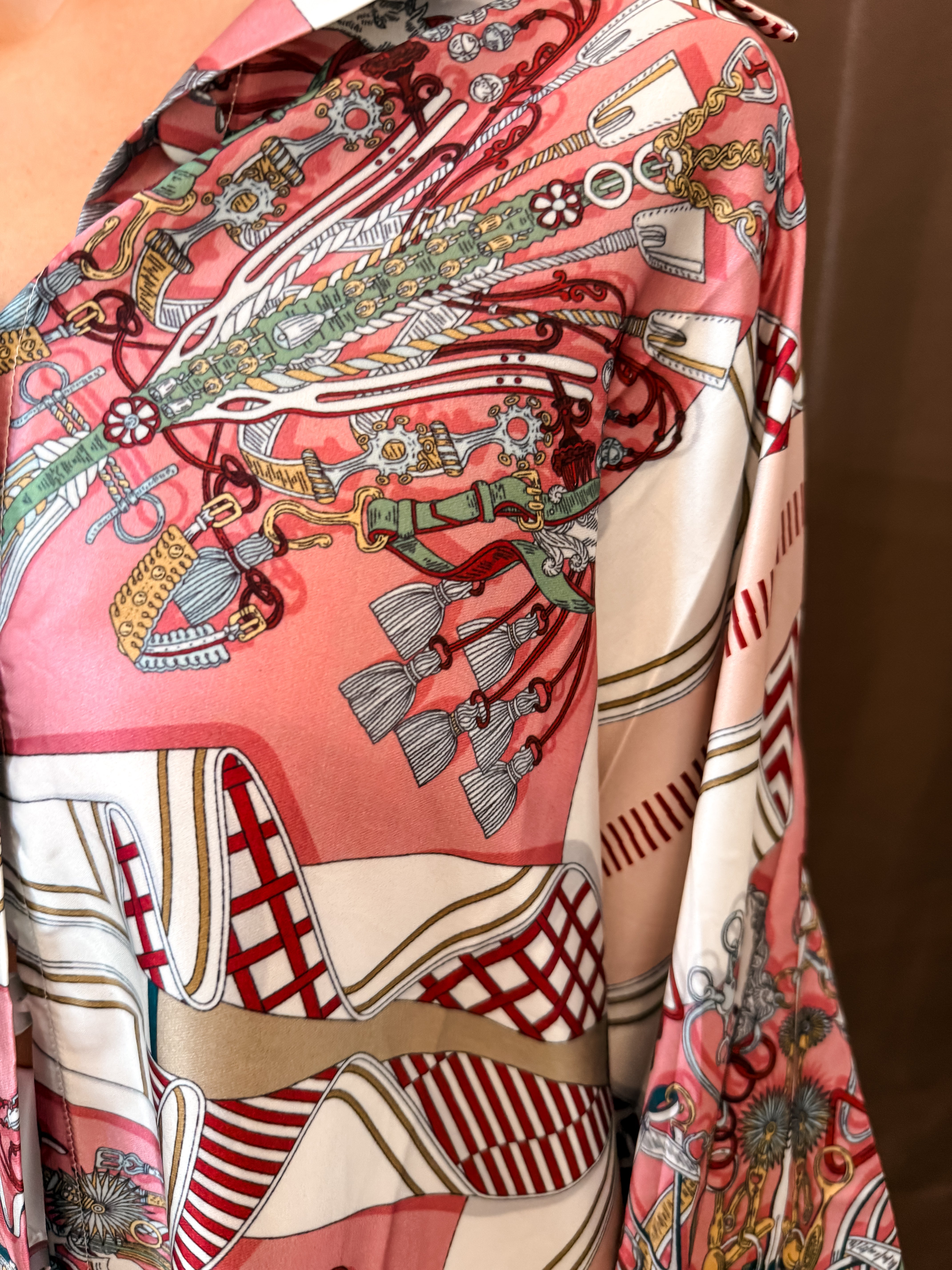 Belted Things Top - Pink